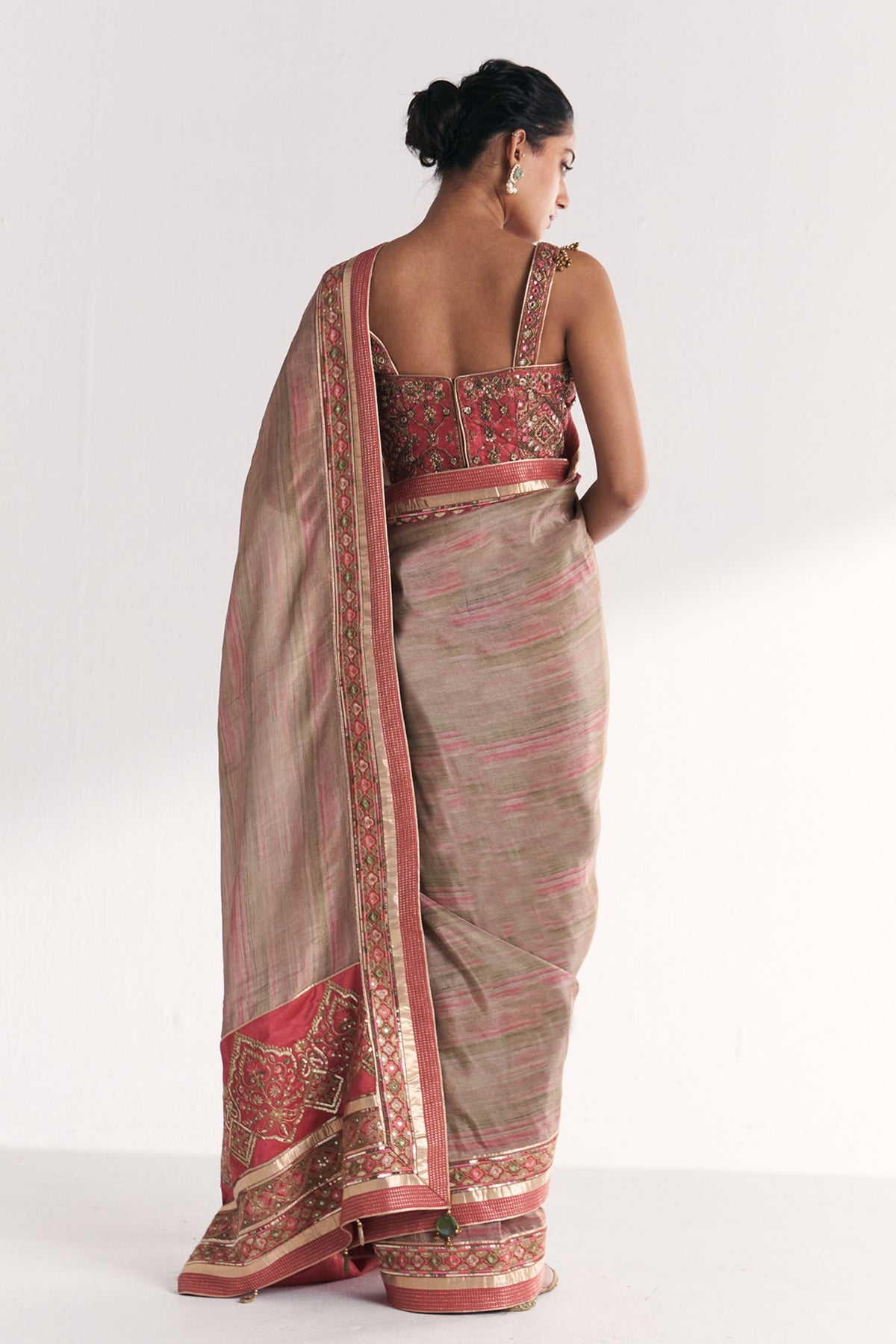 Phoolbagh Pink Saree