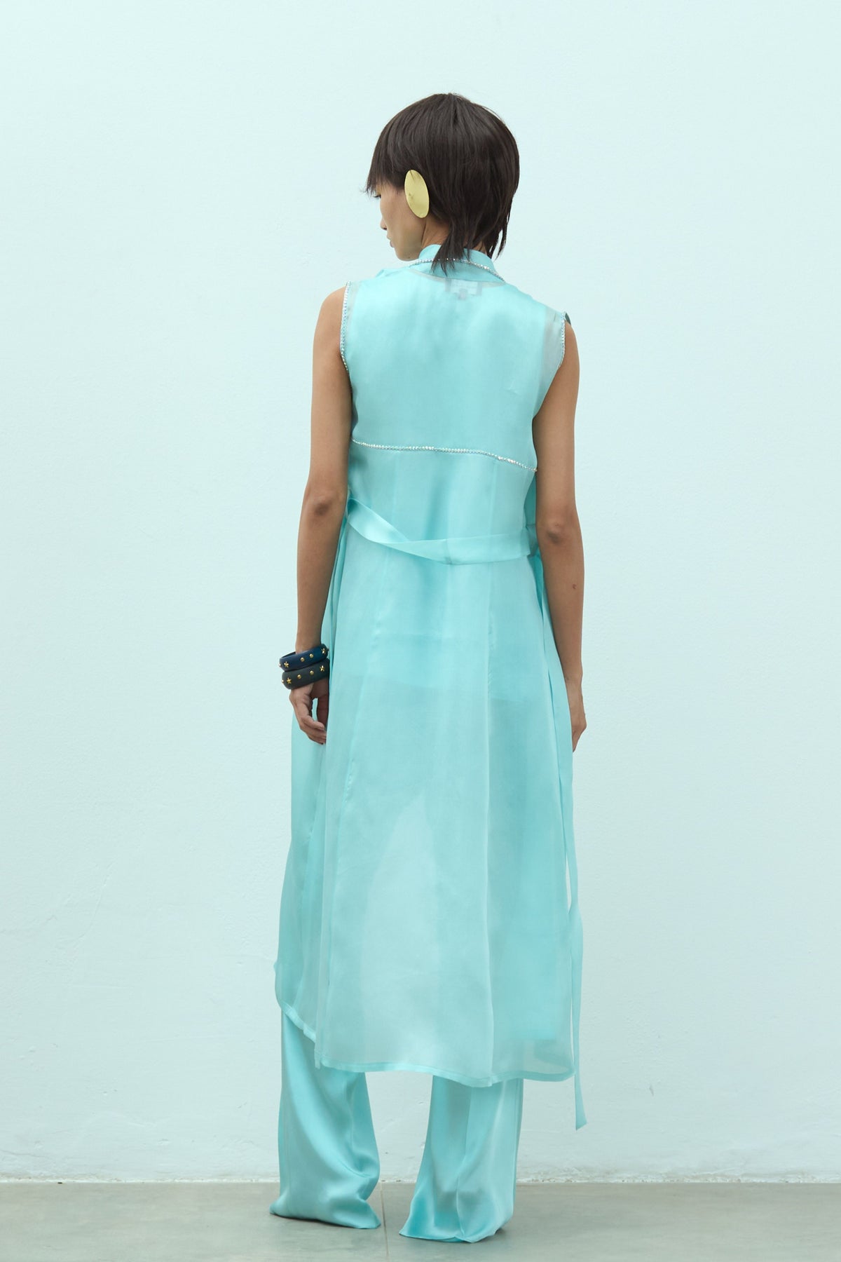 Aqua Zinnia Set