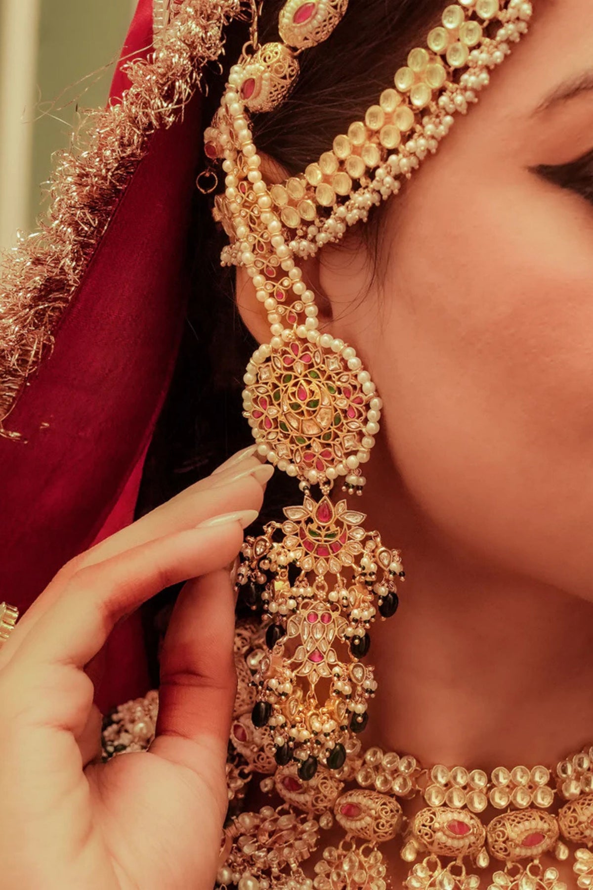 Multicolor Gold Plated Earrings