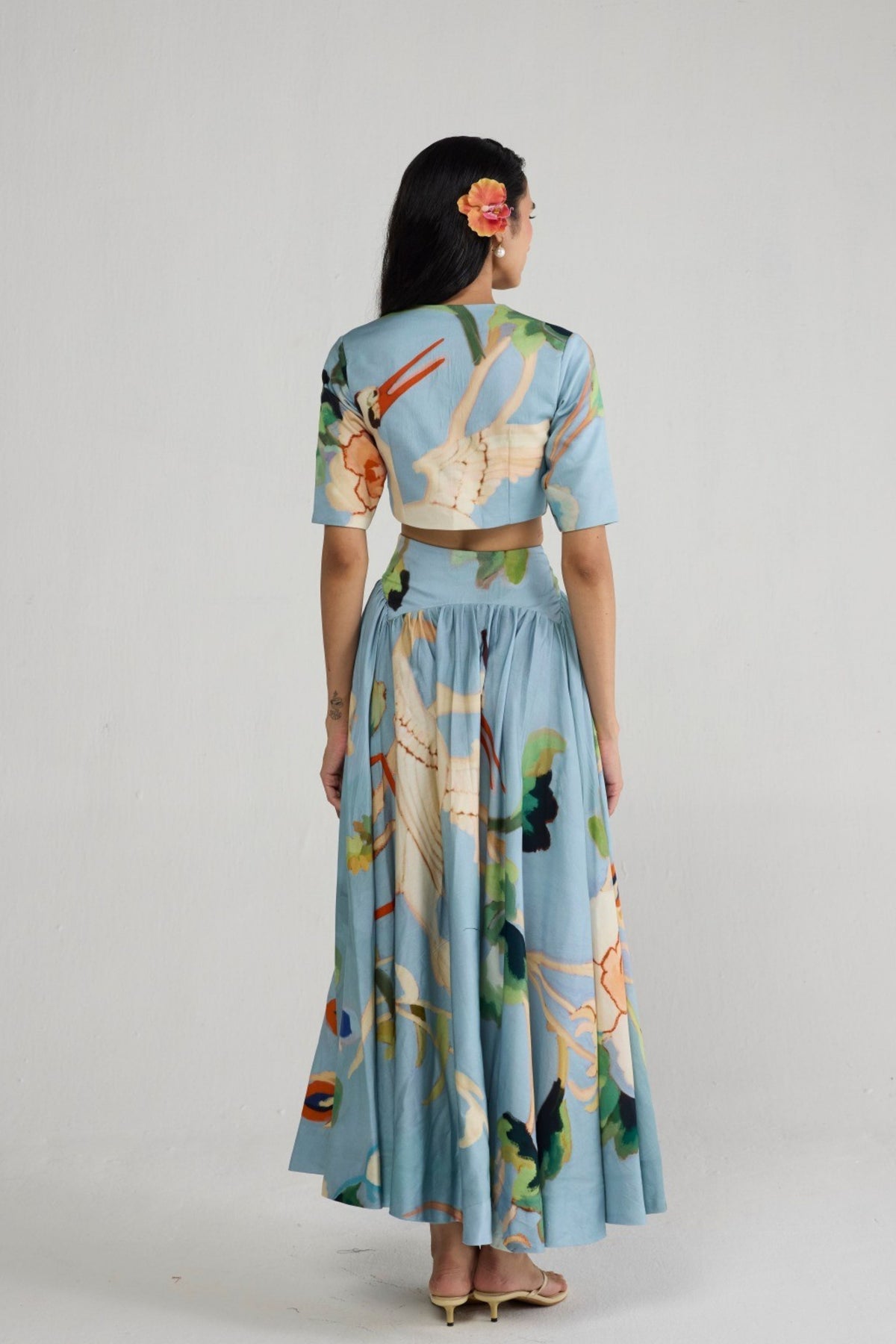 Asagao Skirt Set