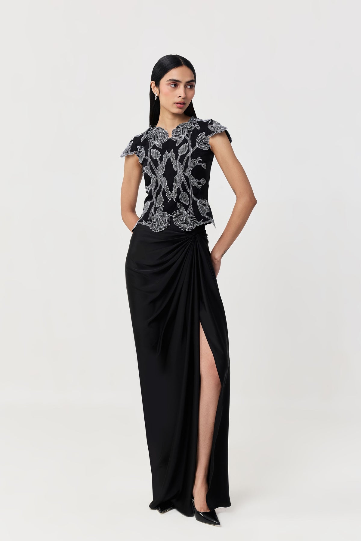 Wild Tulip Top Skirt Set