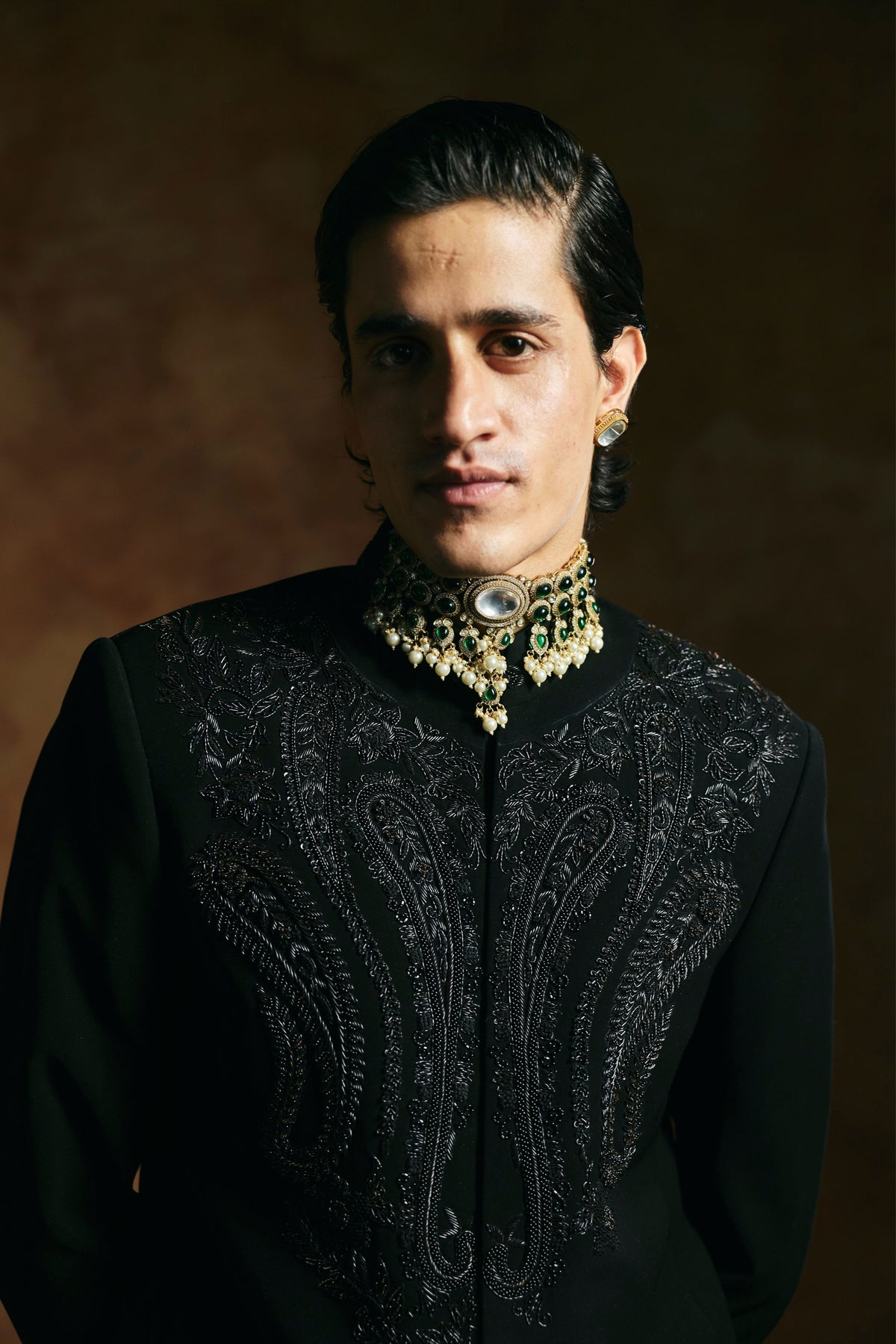 Dabka Sindh Embellished Jacket Set