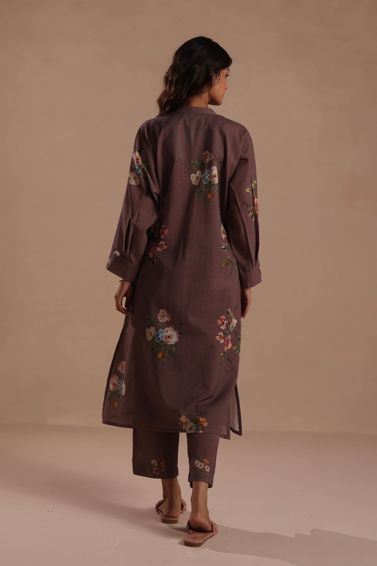 Qala Plum Kurta Set