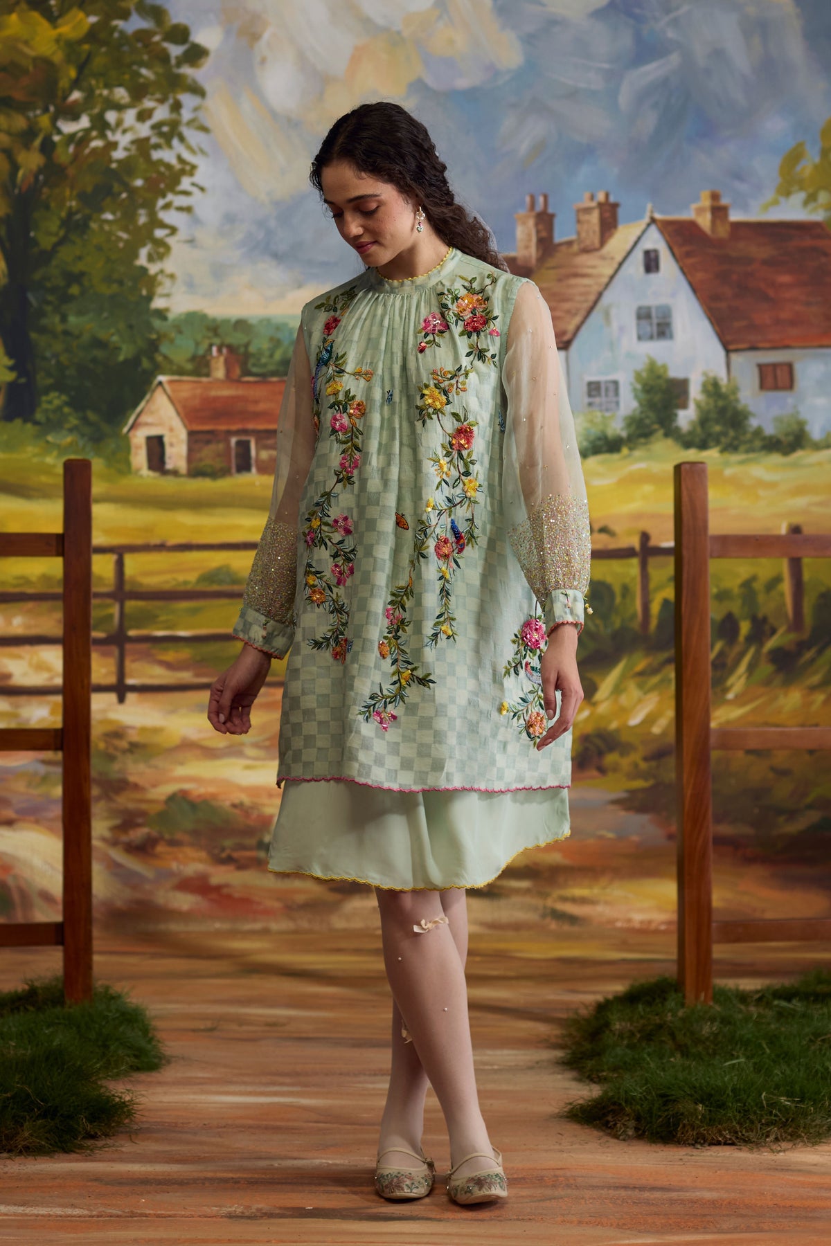 Meadow Checkered Dress