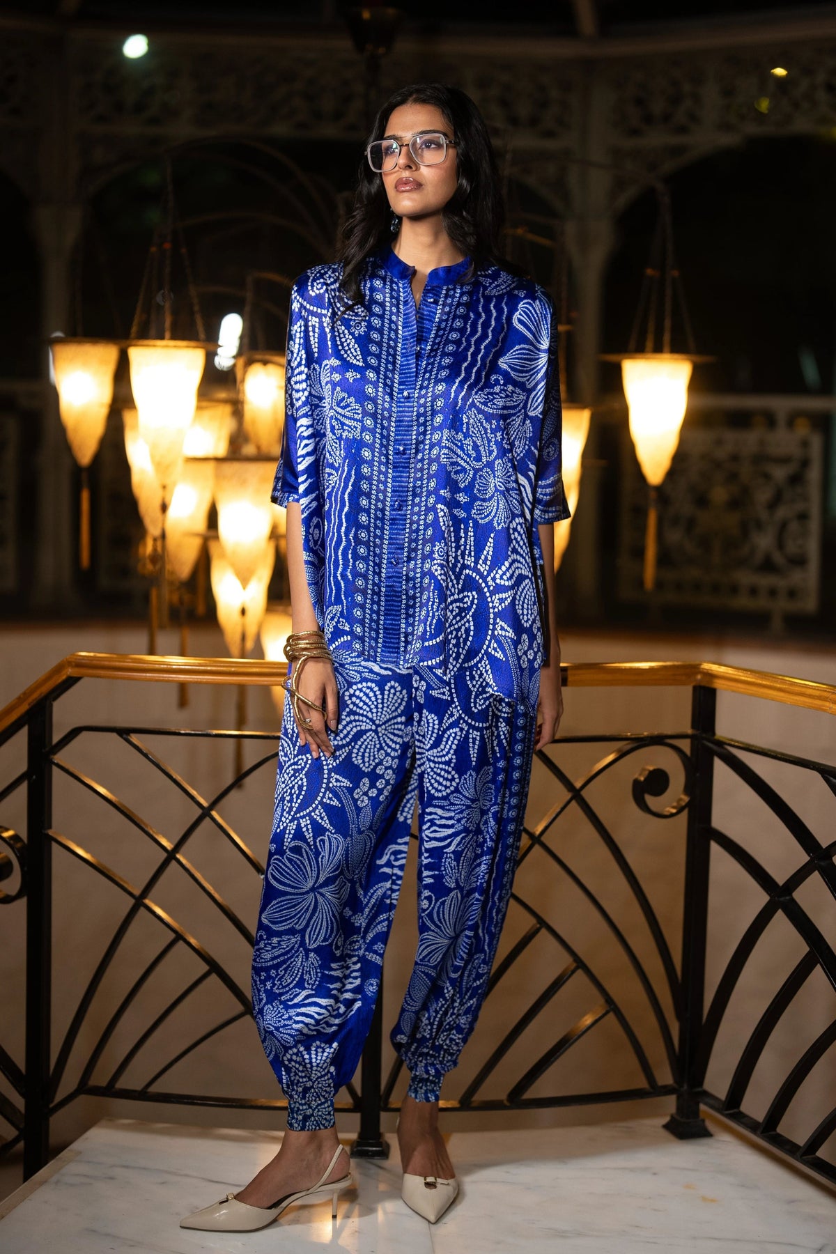 Printed Straight Pants