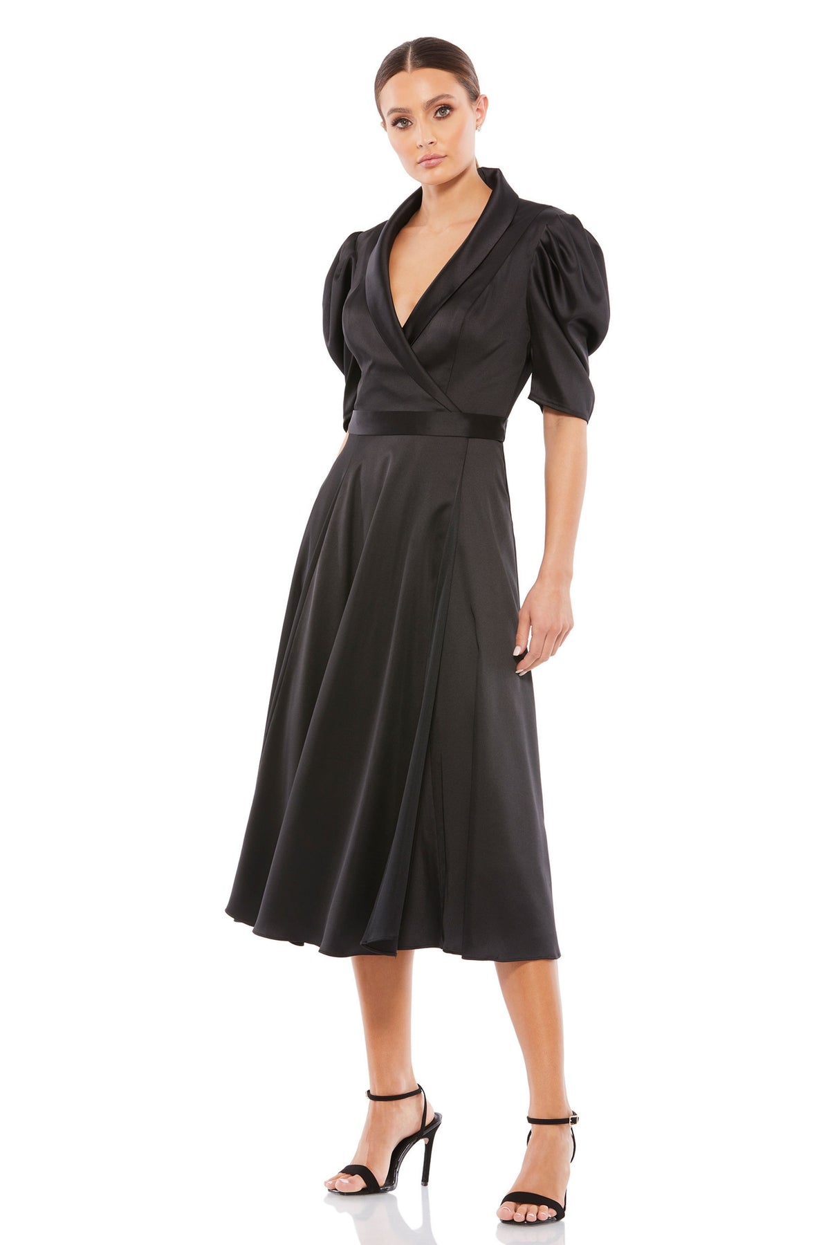 V-neckline Faux Dress