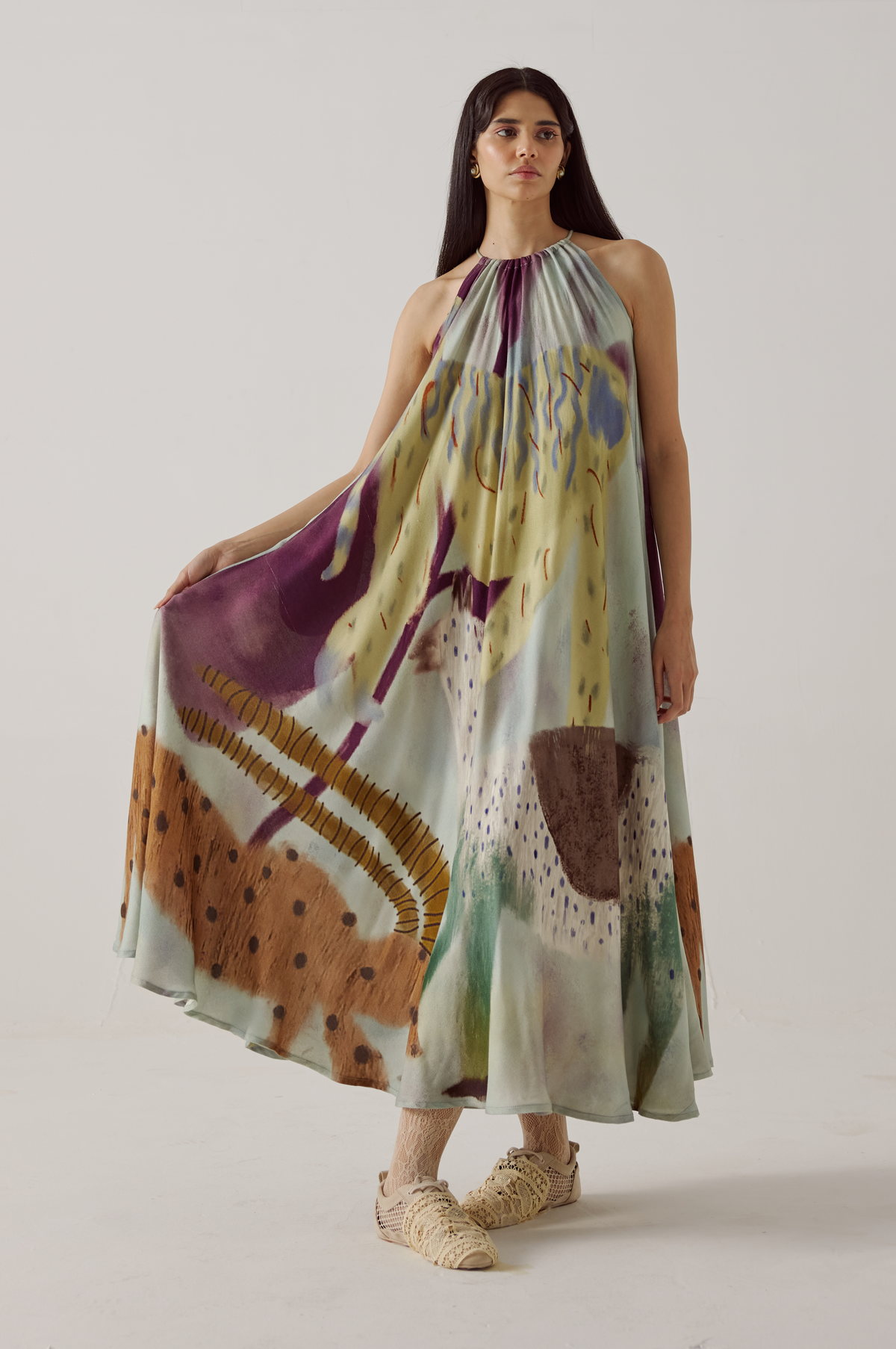 Circle dress long