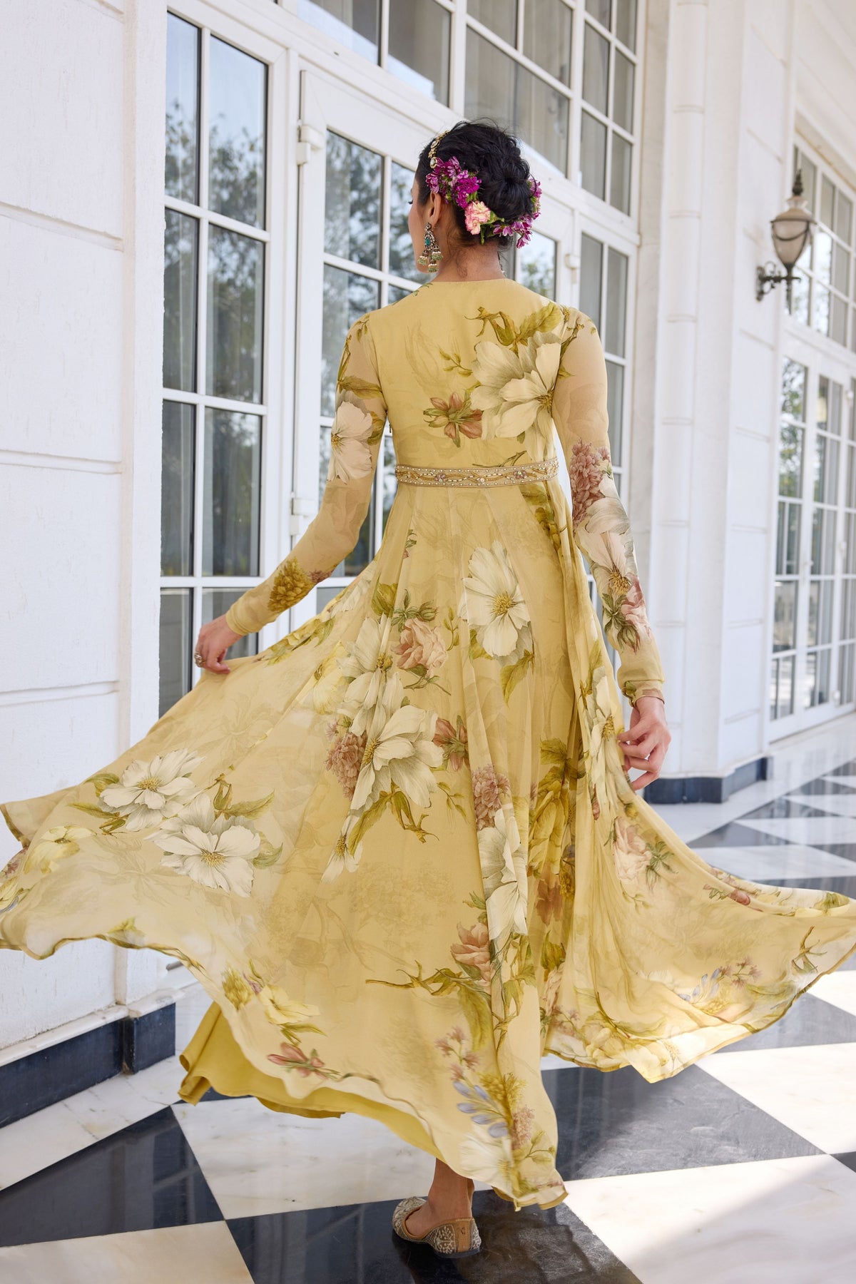 Tarini Floral Anarkali Set