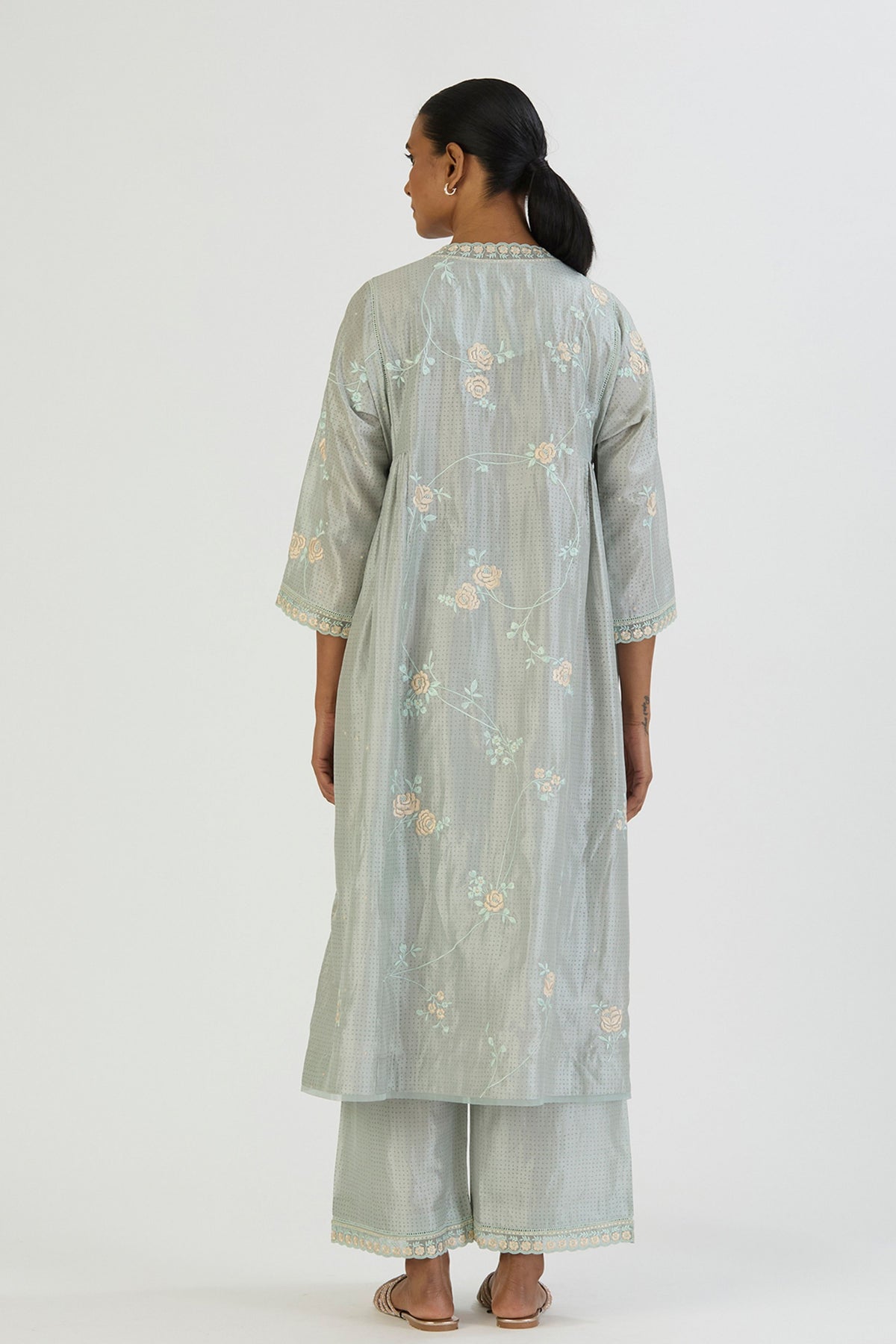 Blue Janvi Kurta and Pant