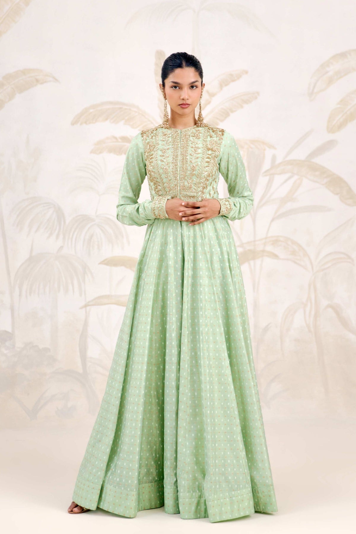 Sea Green Anarkali Set