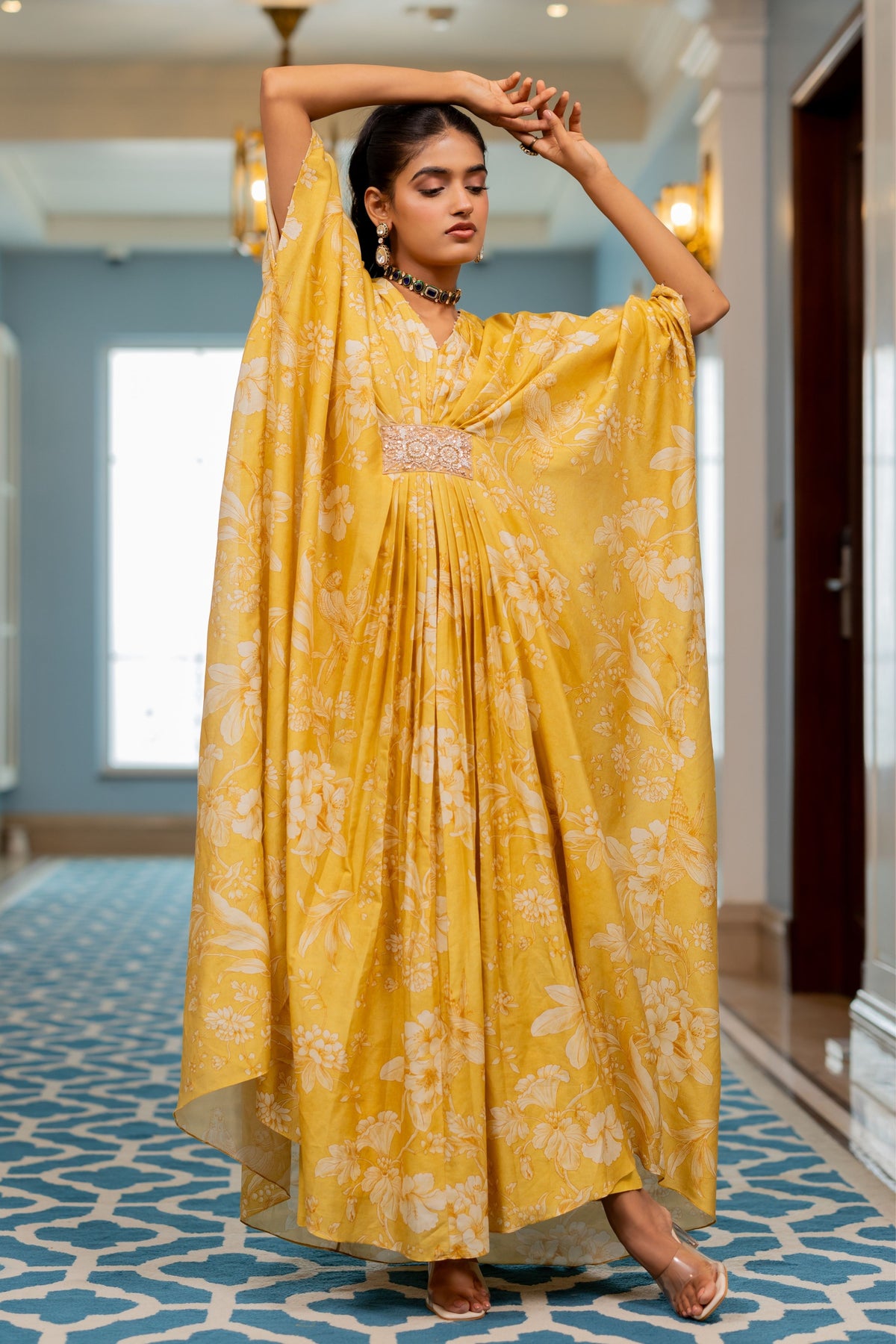 Hazel Yellow Kaftan