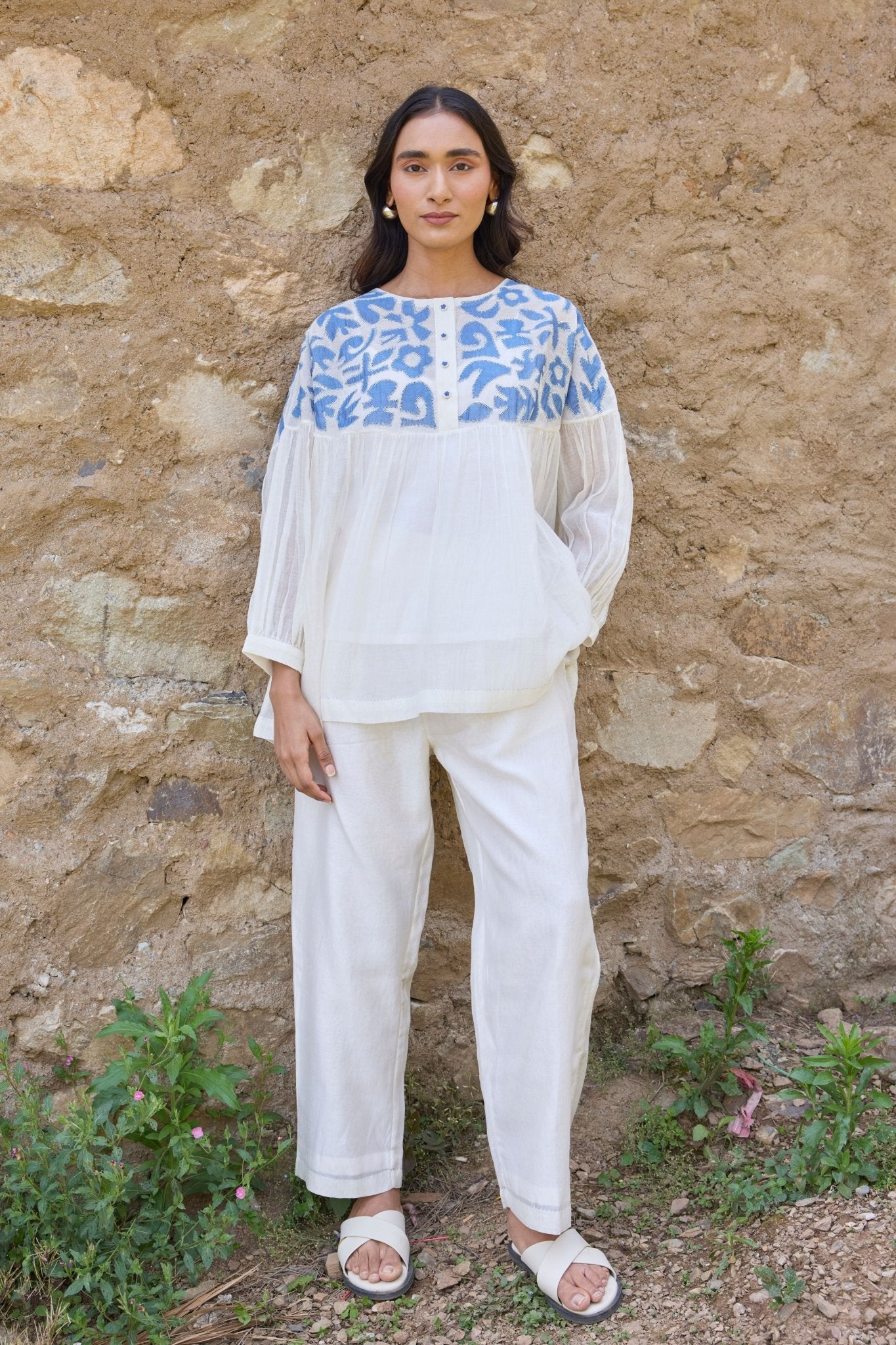 Off White Trousers - Ayaka - Elahe