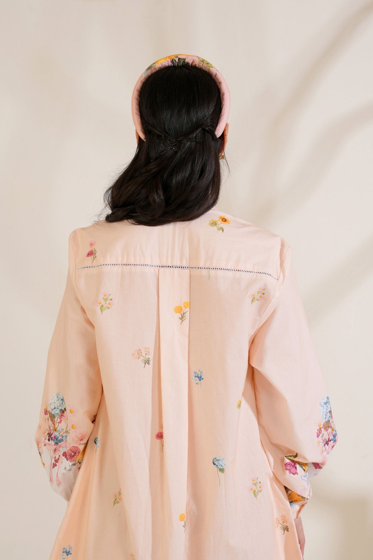 Peach Kurta Set