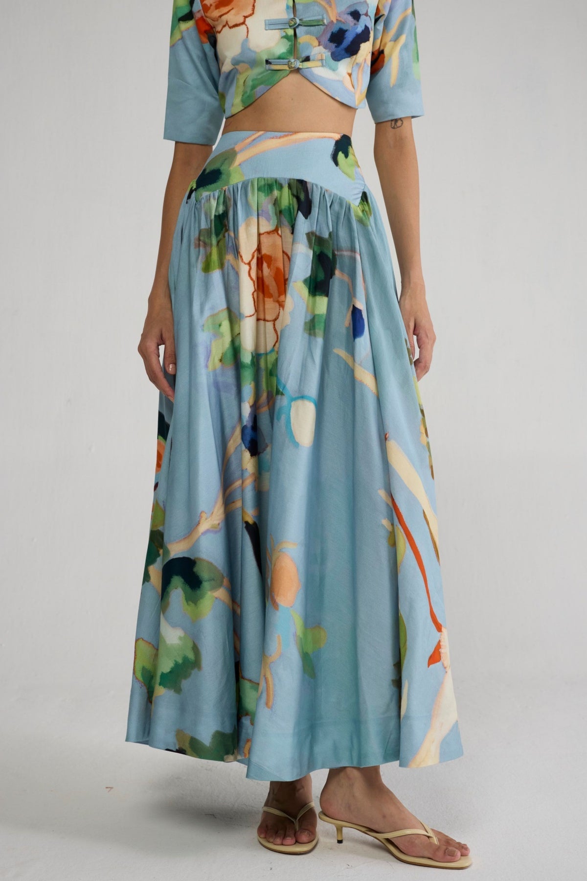 Asagao Skirt Set