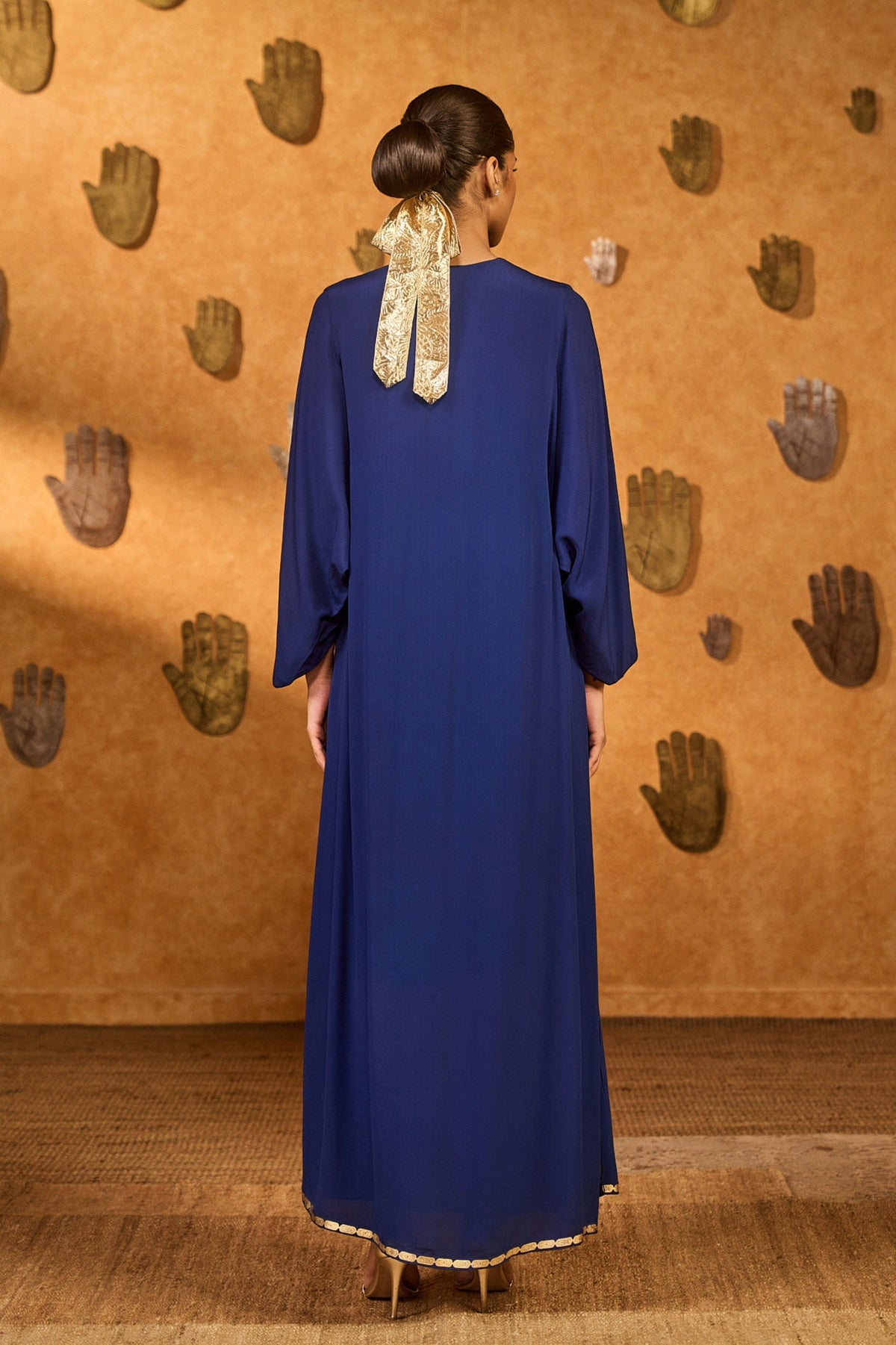 Sapphire Tribal Kaftan