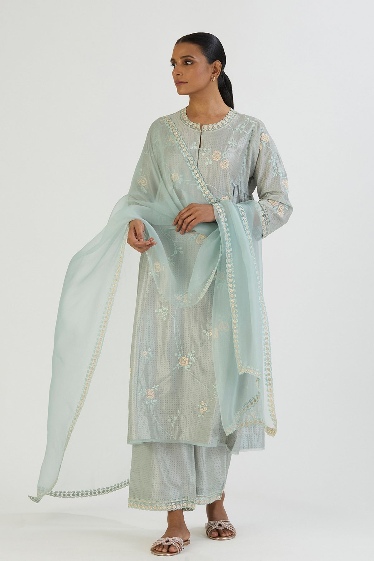 Blue Janvi Dupatta