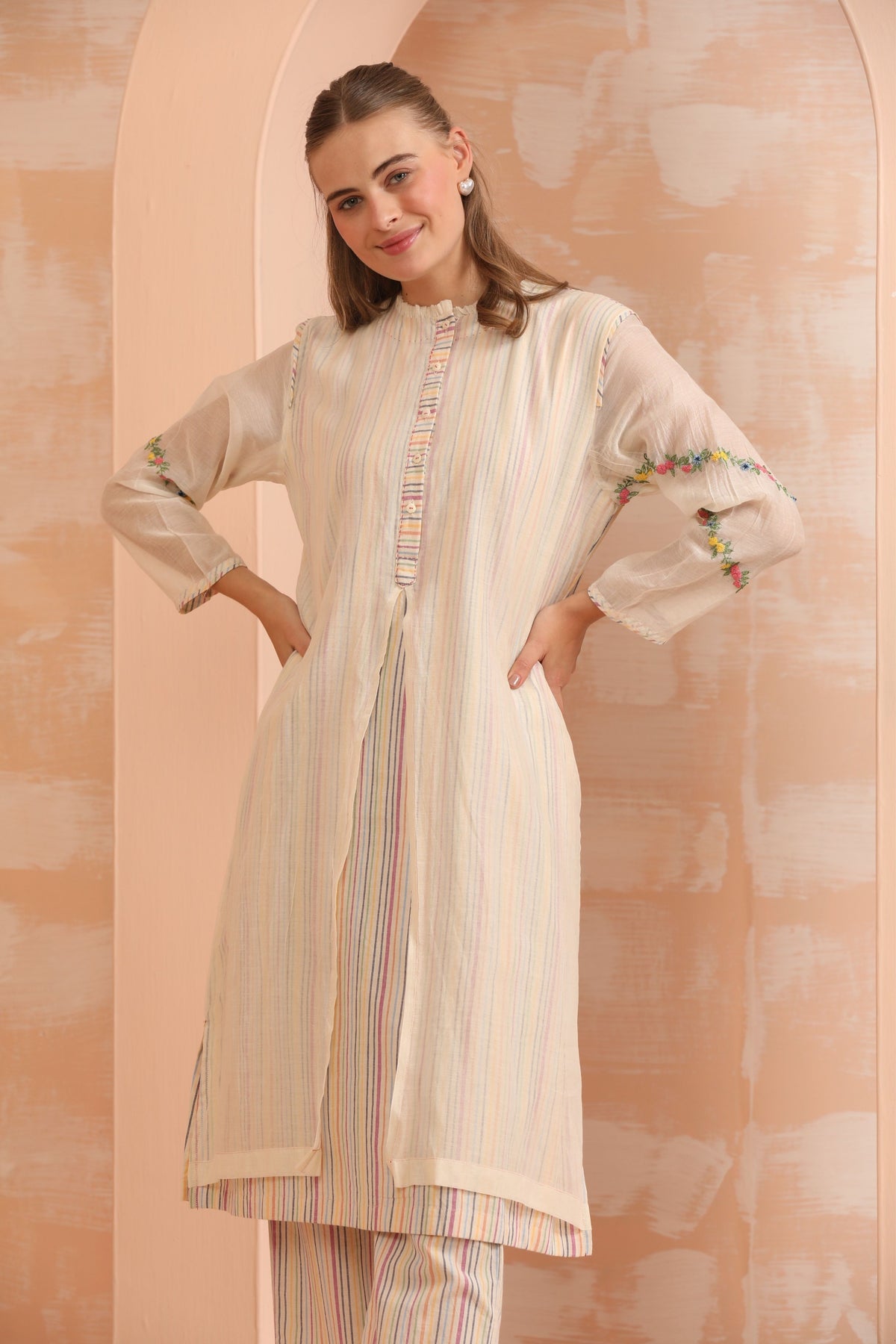 Claret Kurta