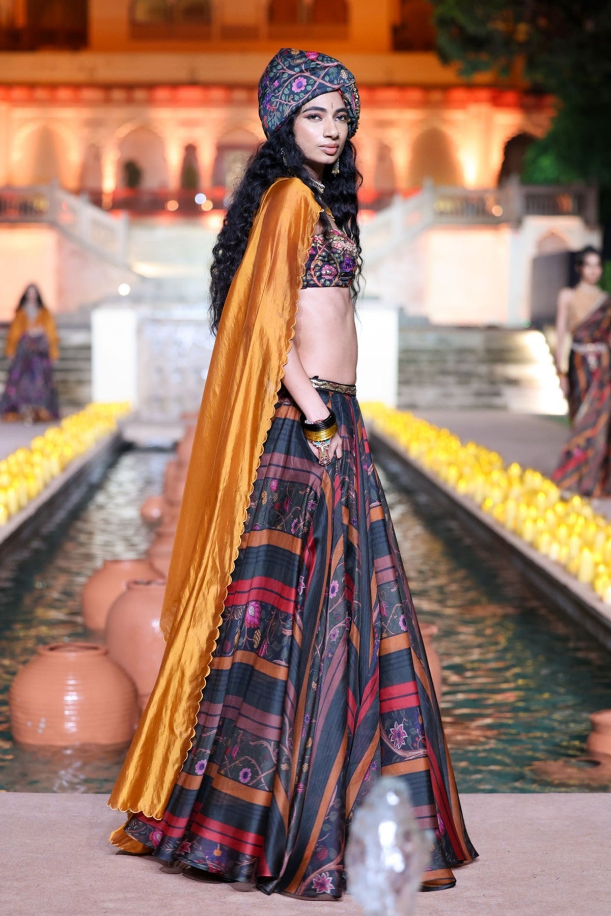 Amer Resham Lehenga Set