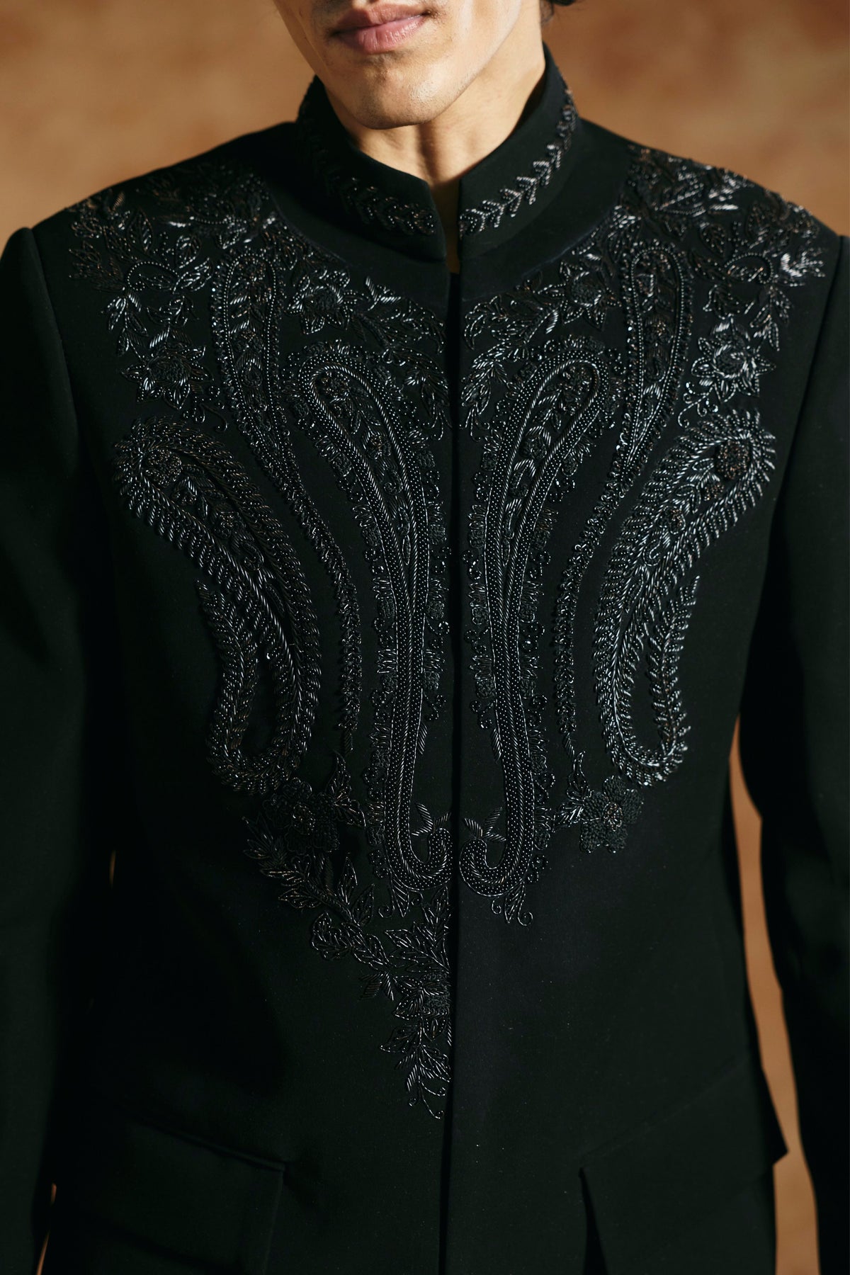 Dabka Sindh Embellished Jacket Set