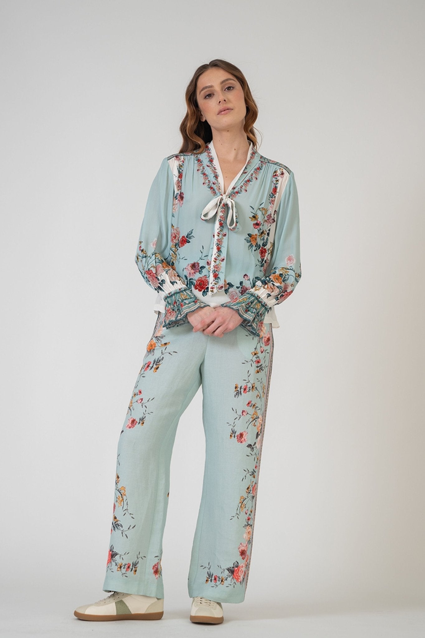 Isola Neck Tie Top - Ranna Gill - Elahe