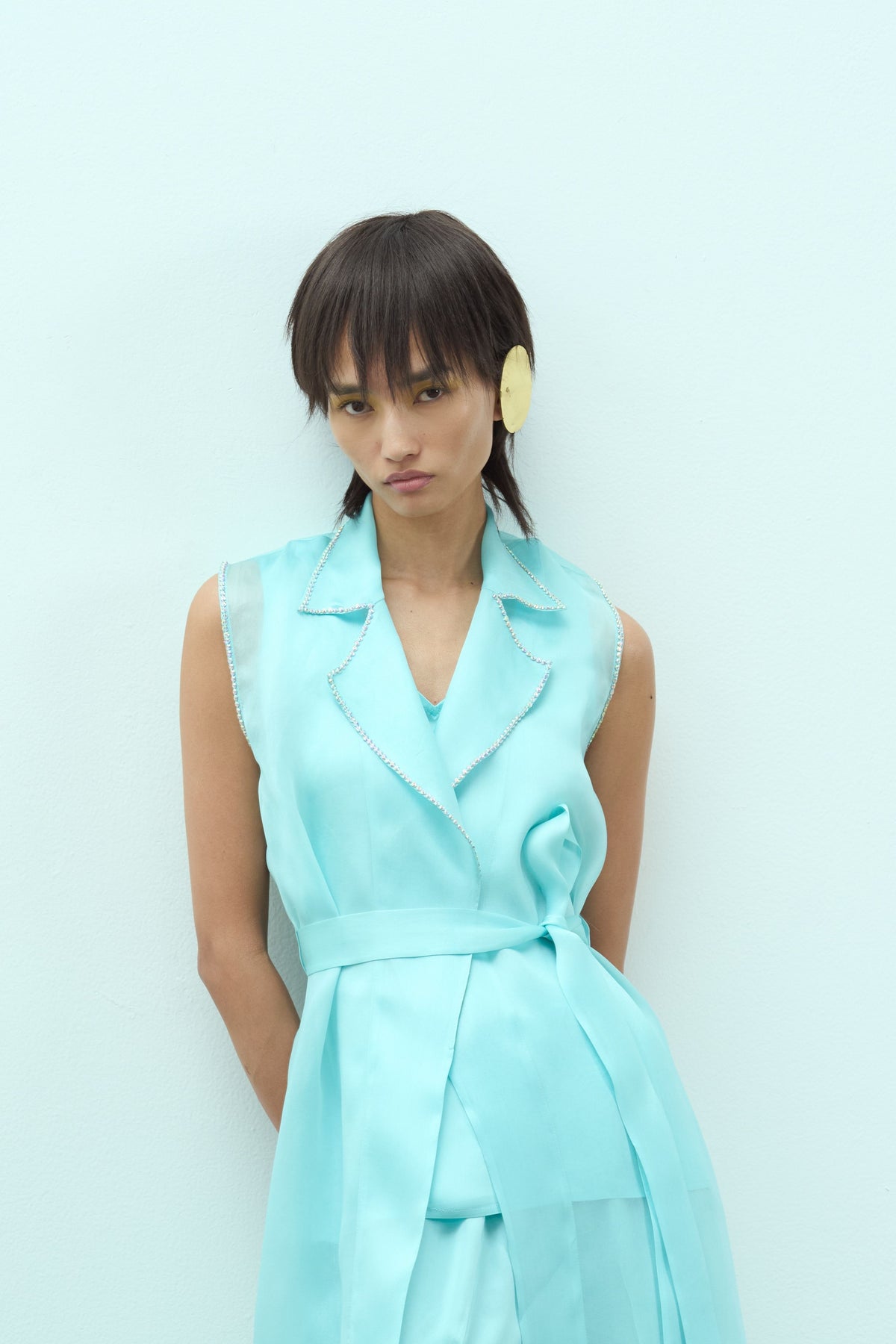 Aqua Zinnia Set