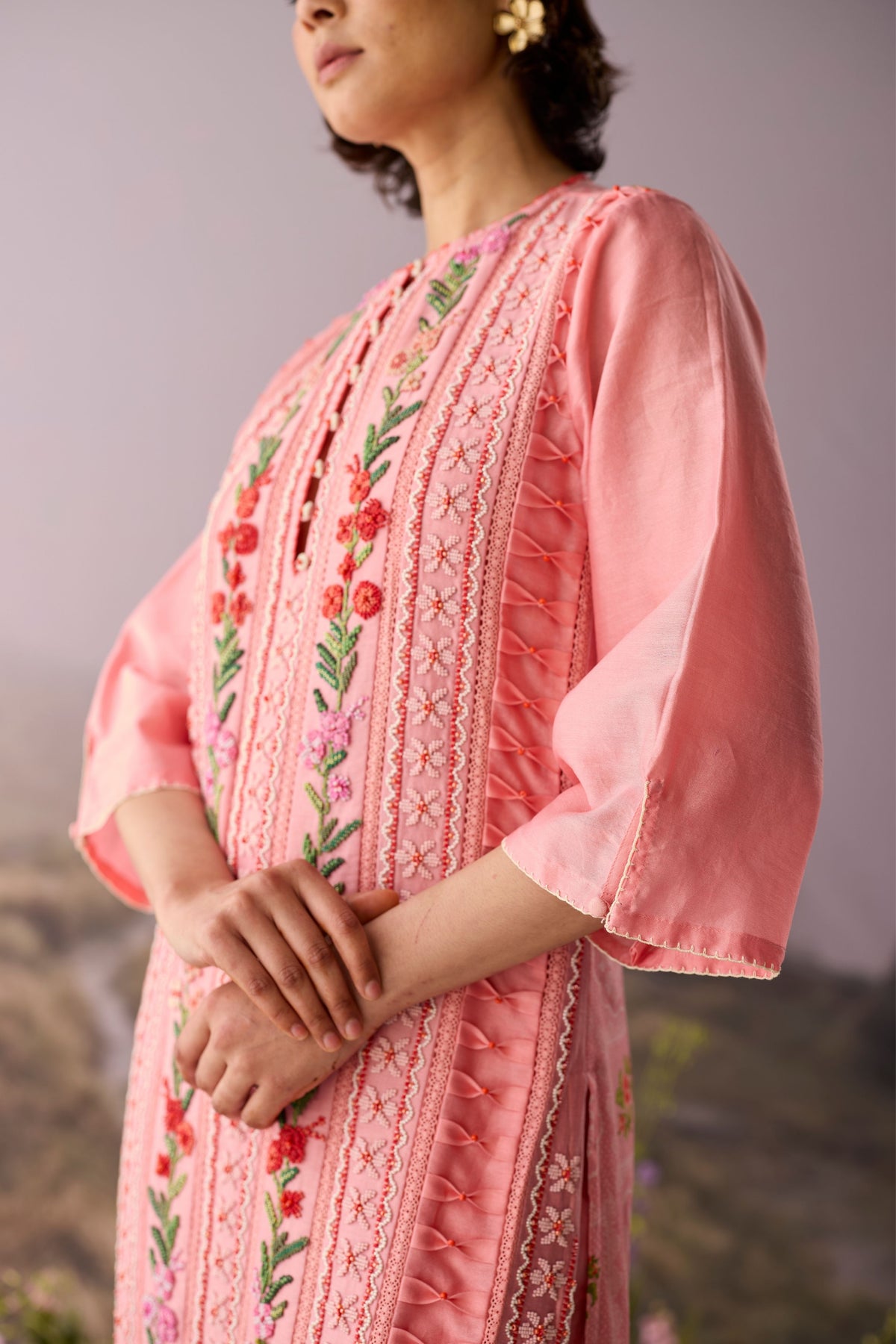 Rose Floral Kurta