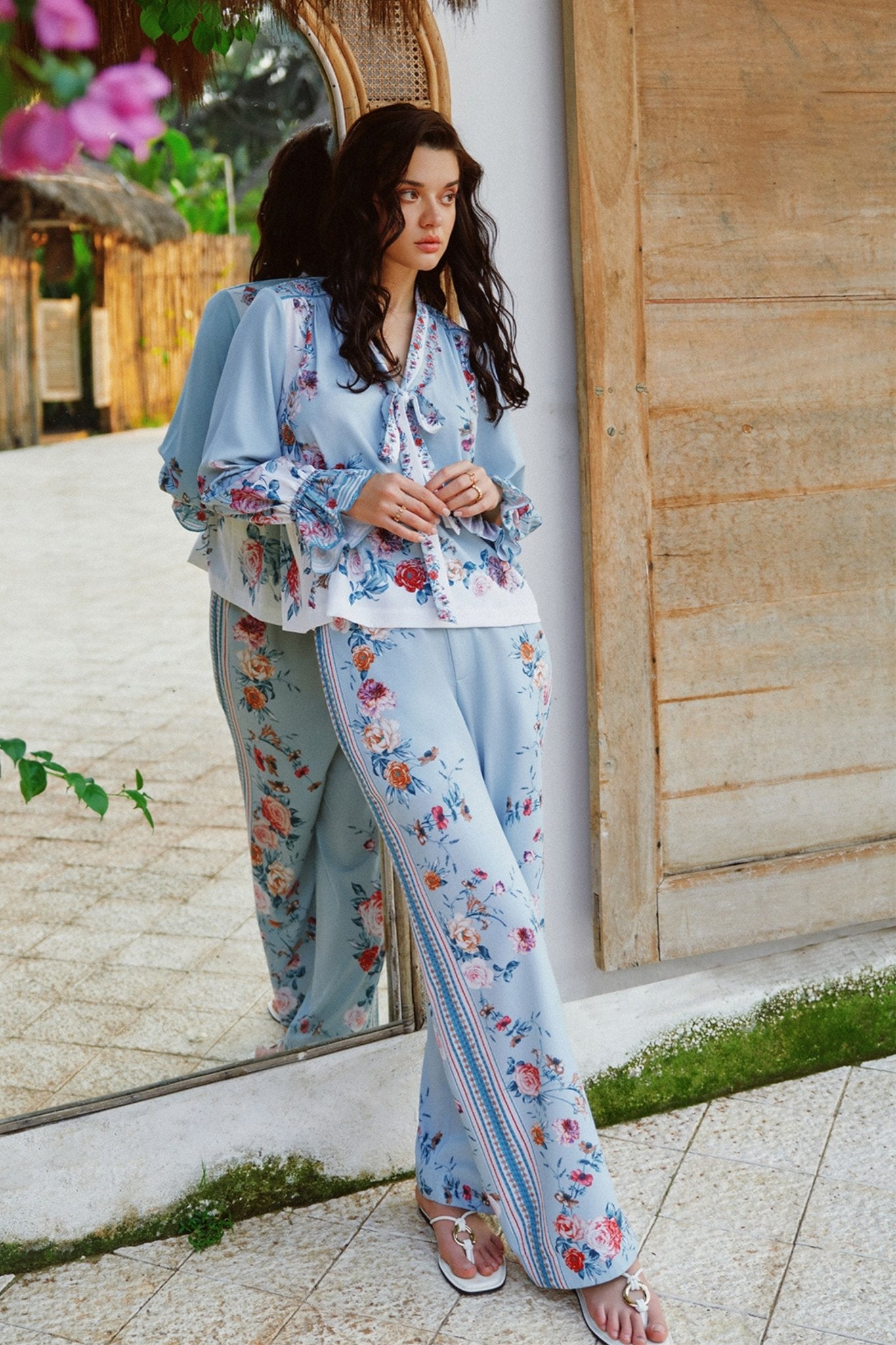 Isola Neck Tie Top - Ranna Gill - Elahe