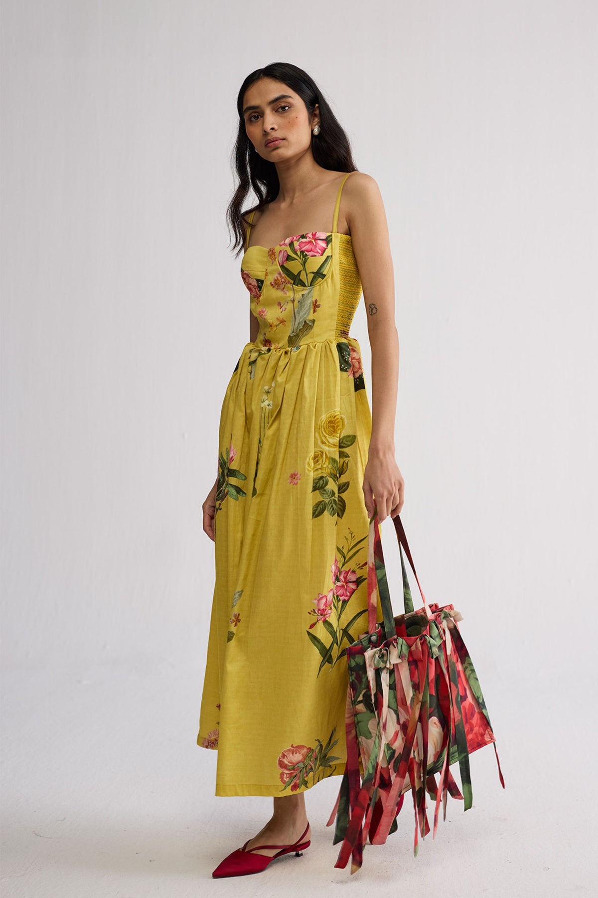 Romy Smocked Bralette Dress