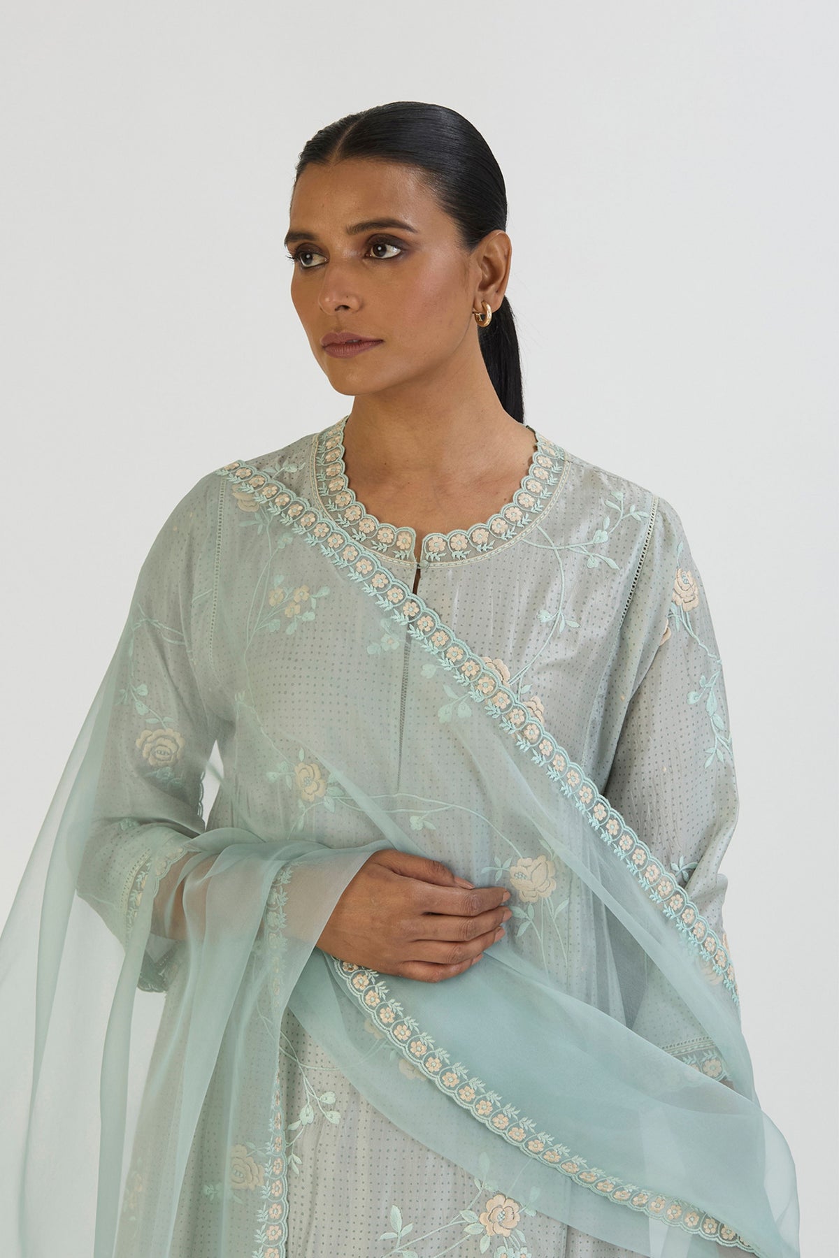 Blue Janvi Dupatta