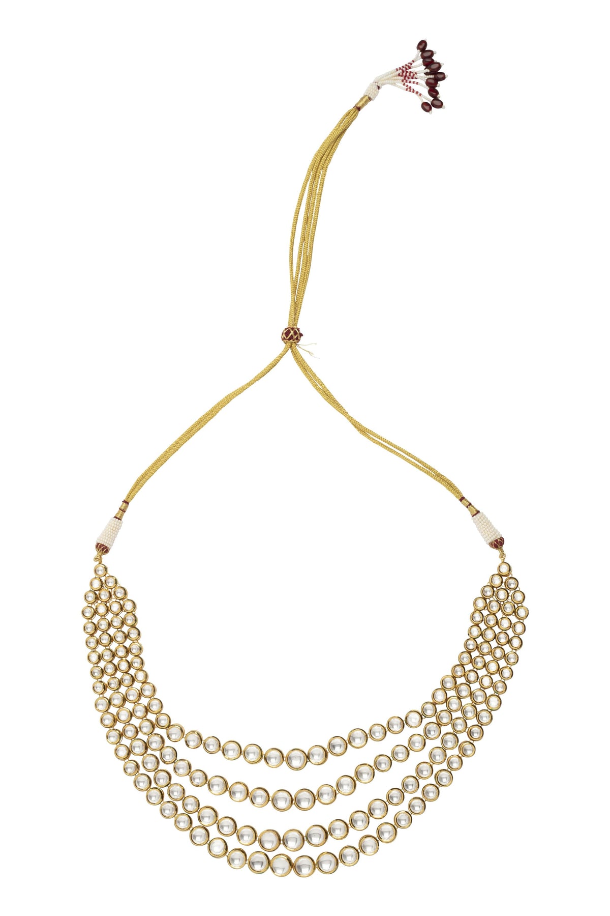 Multi-layered Kundan Polki Necklace Set