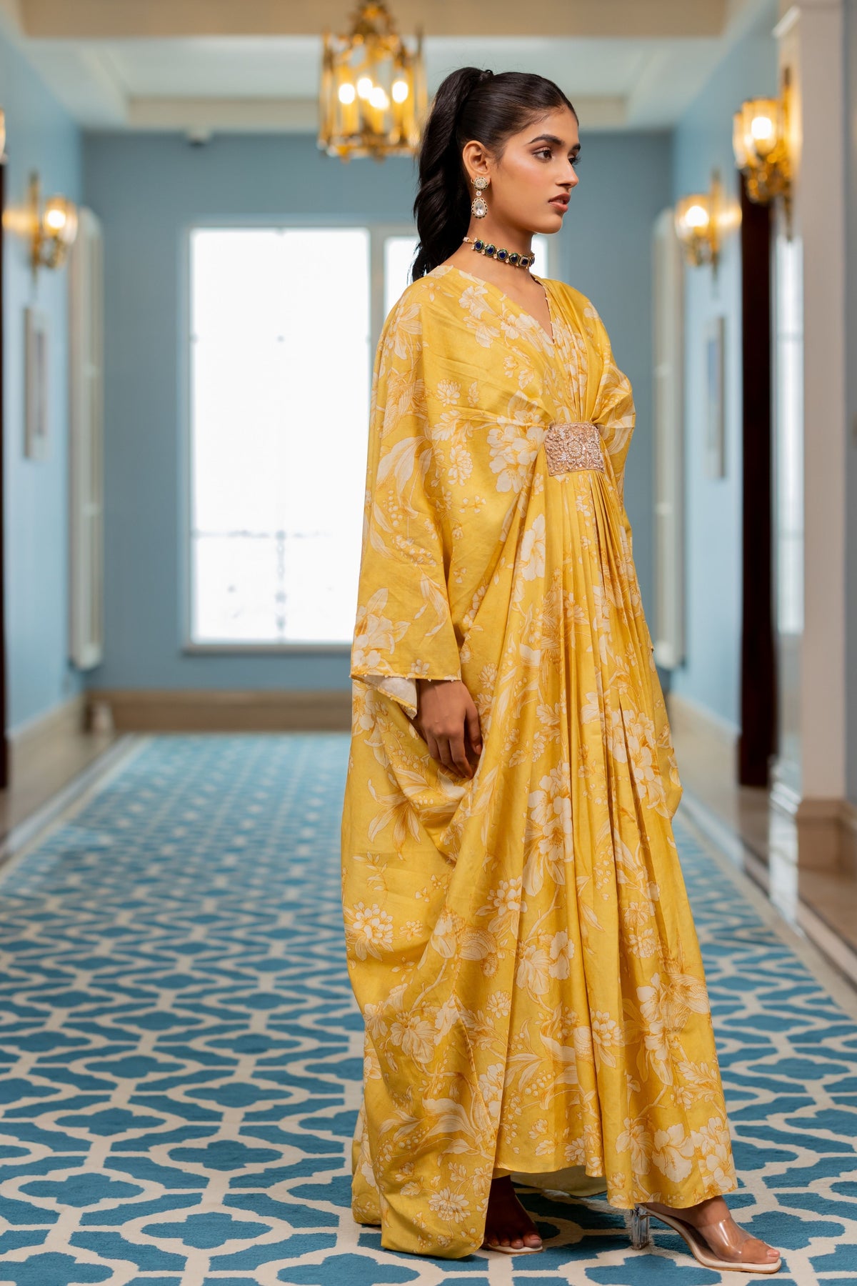 Hazel Yellow Kaftan