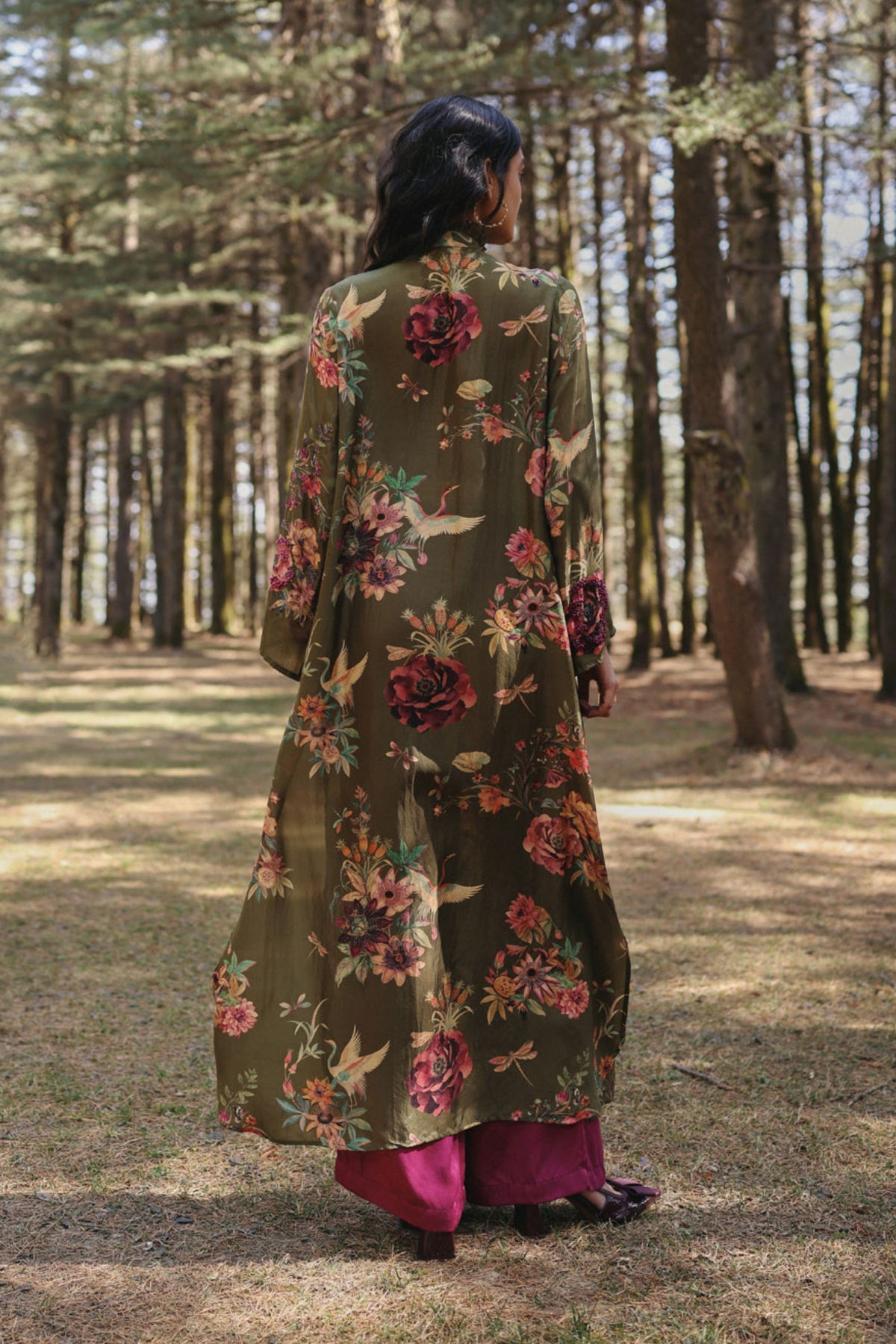 Berry Vine Kurta Set