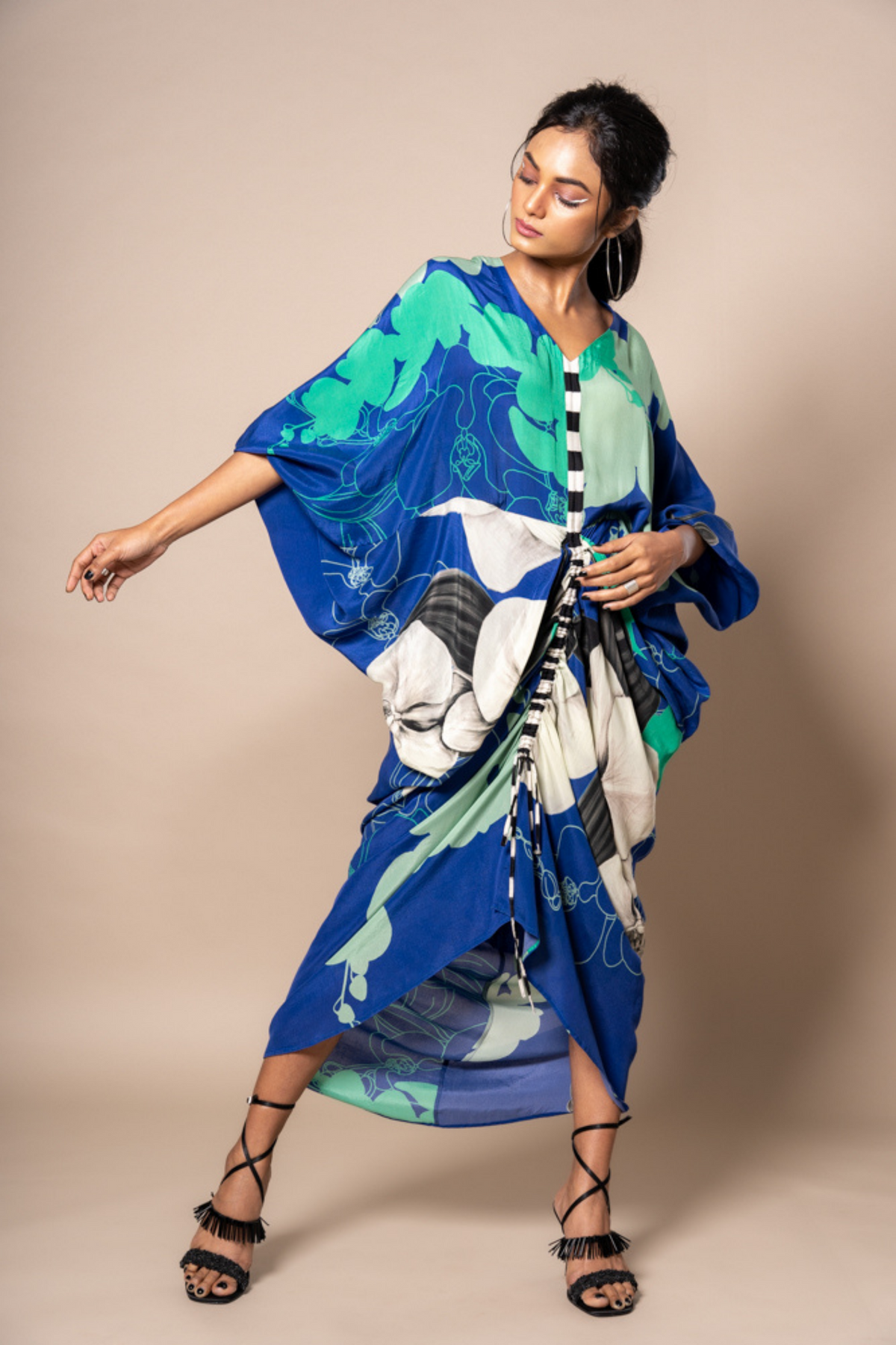 Cobalt Print Kite Dress