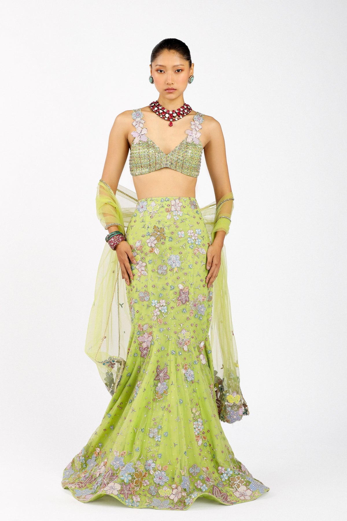Verphine Mermaid Lehenga