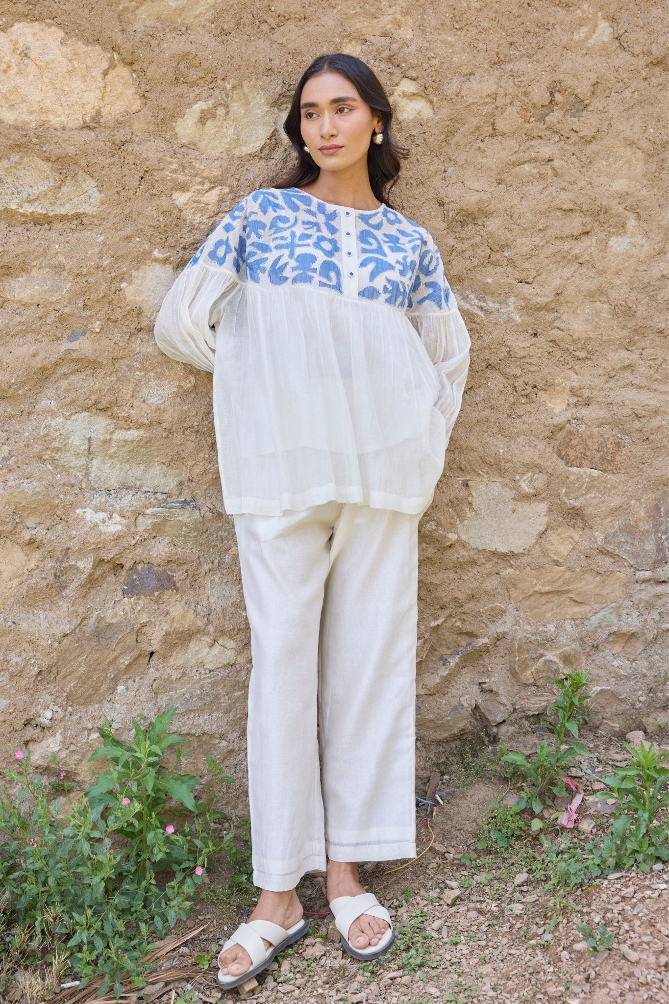 Off White Trousers - Ayaka - Elahe