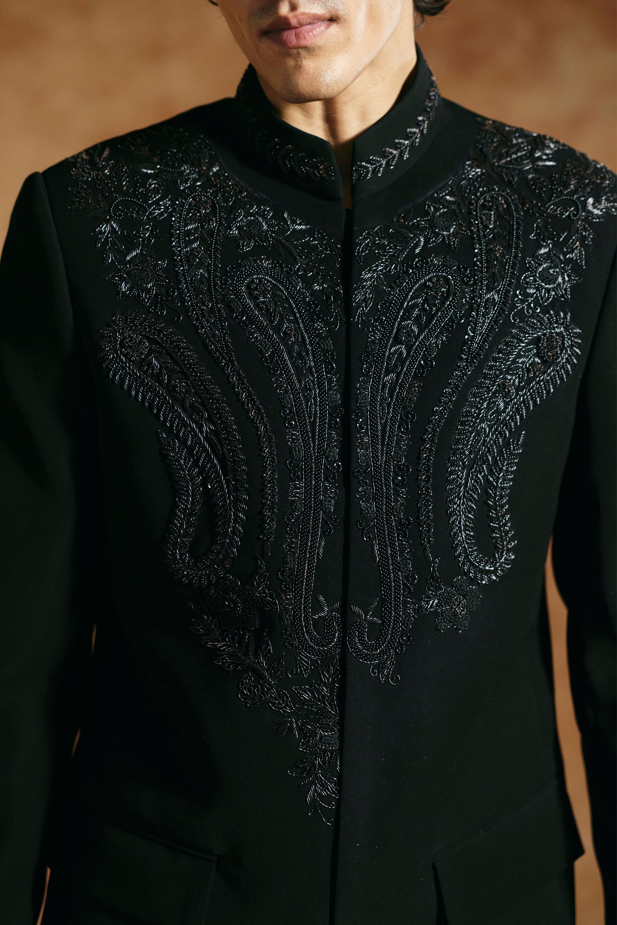 Dabka Sindh Embellished Jacket Set