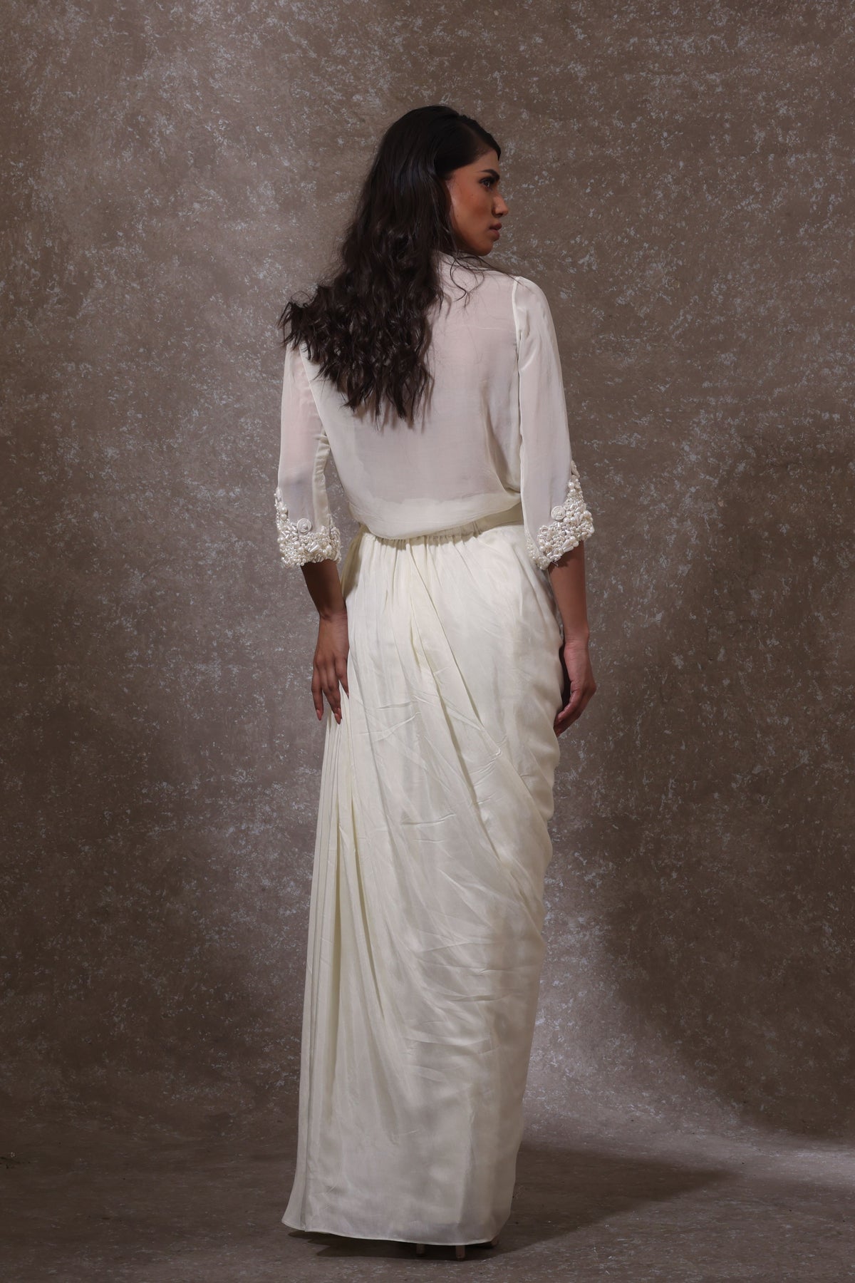 Exalté Draped Skirt Set