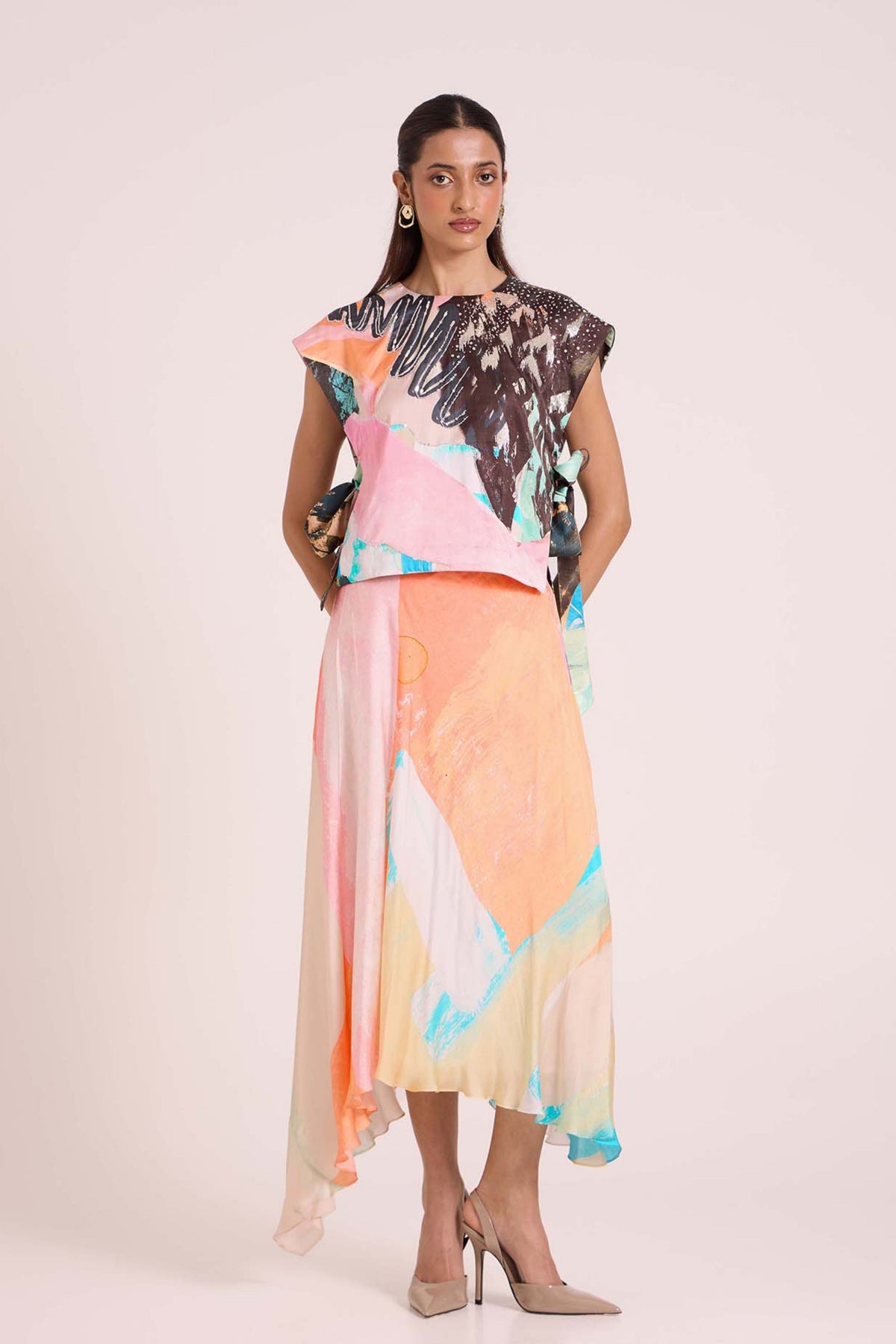 Selene Bib Skirt Set