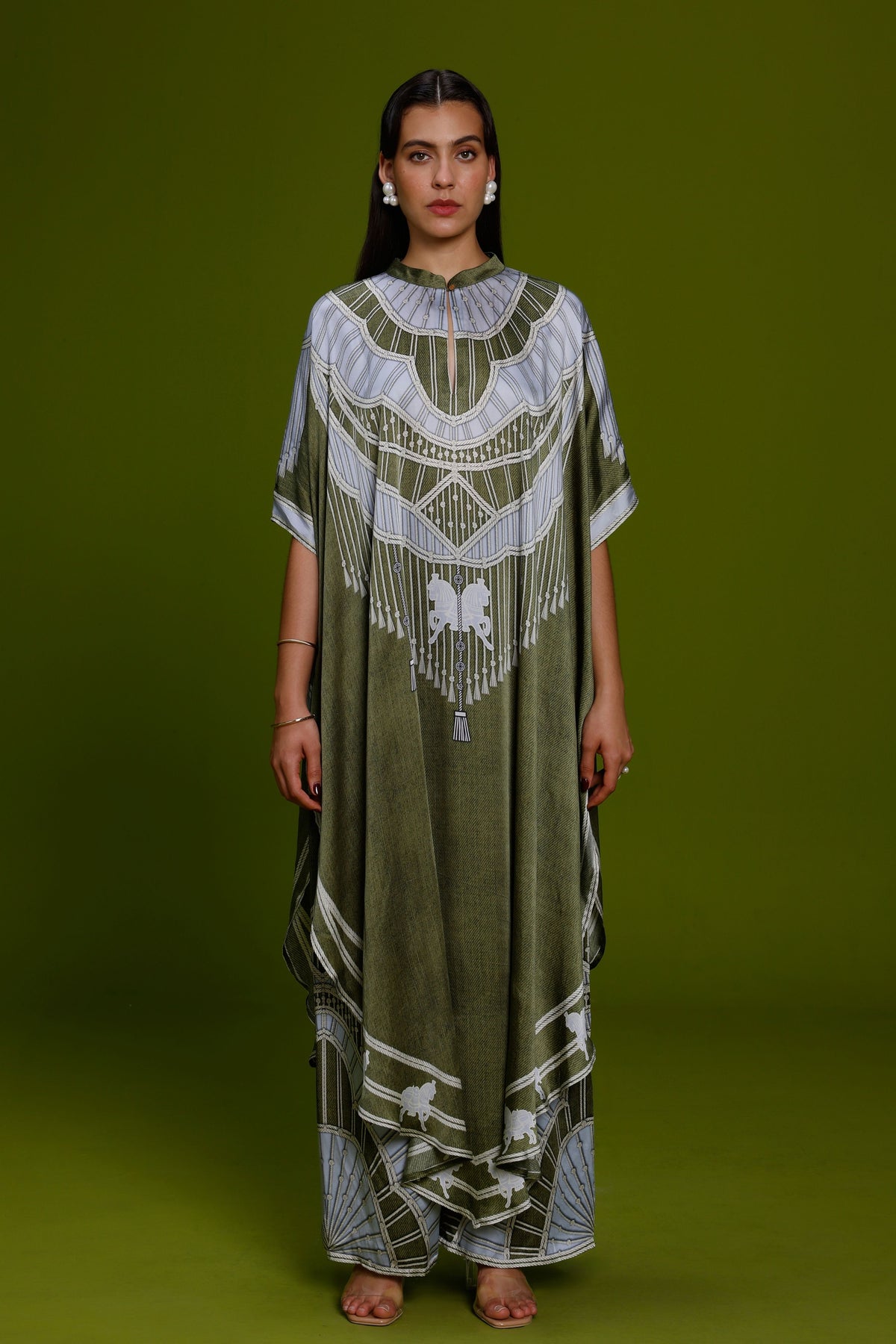 Raffia Kaftan Set