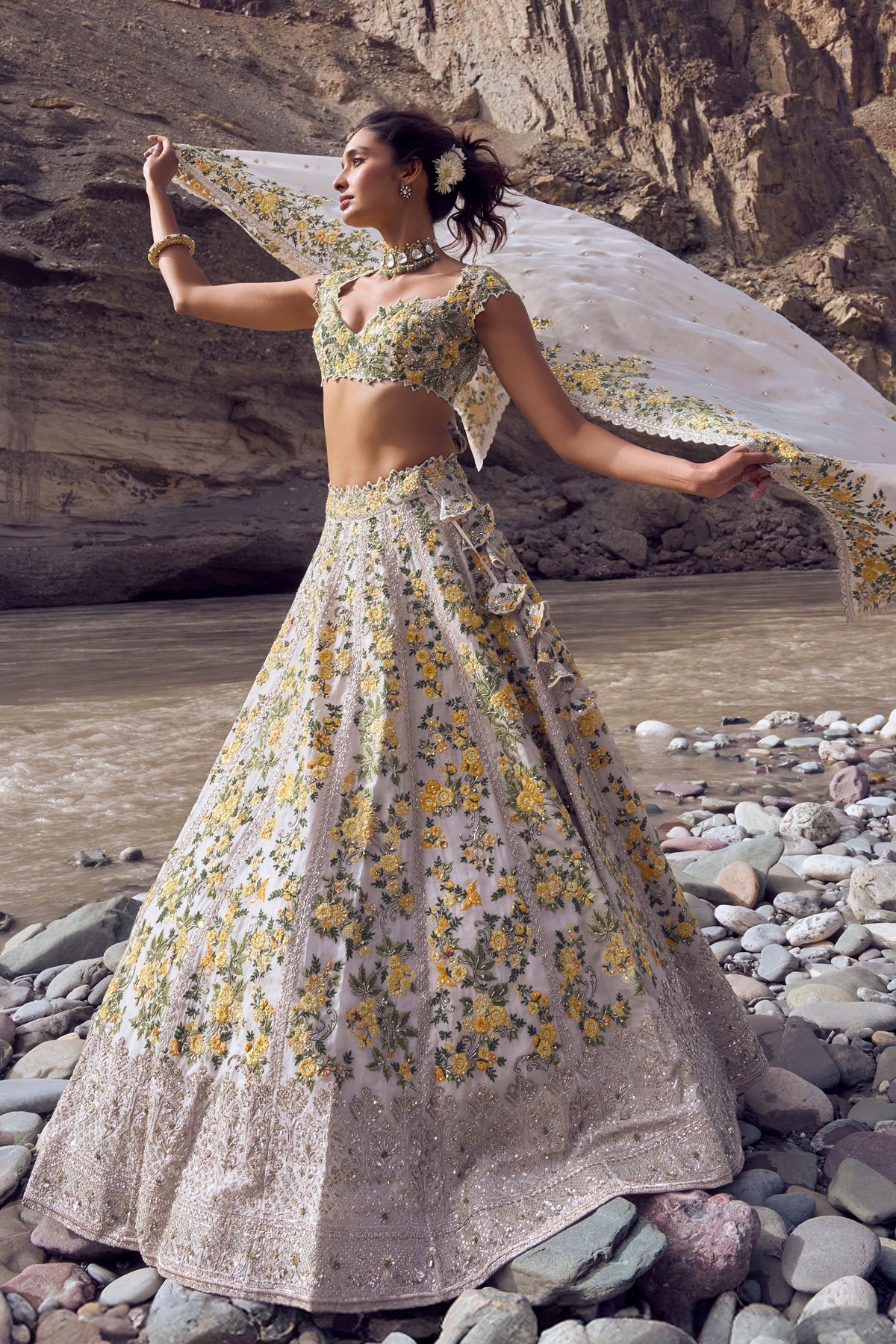 Marigold Lehenga Set