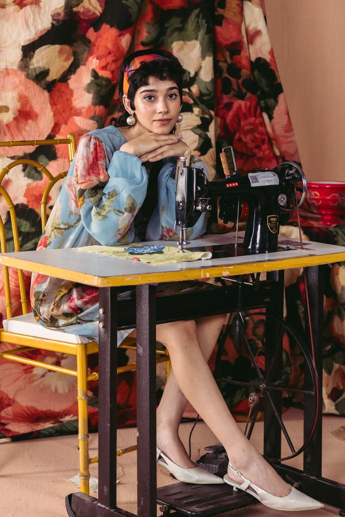 Taffy Embroidered Short Dress