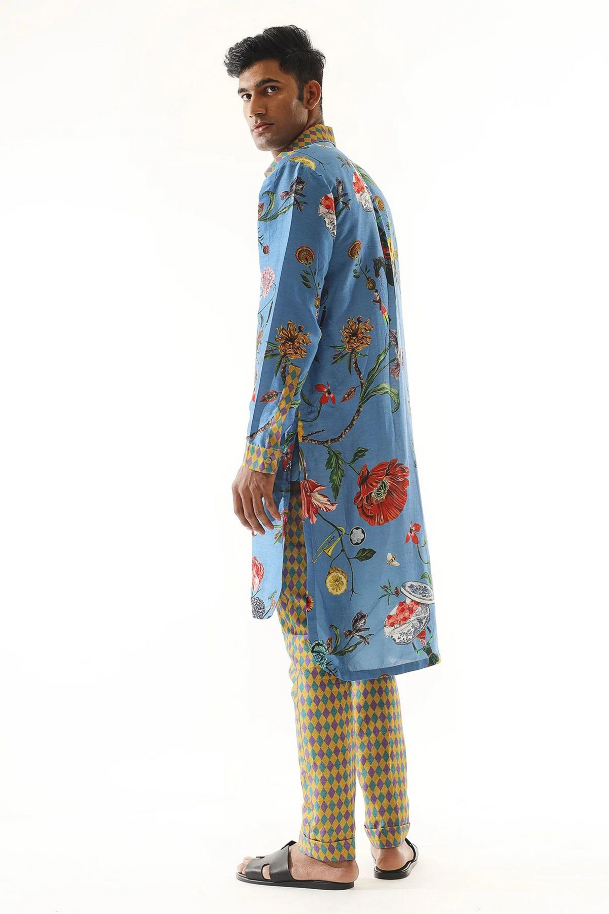 Printed Kurts and Pant Set