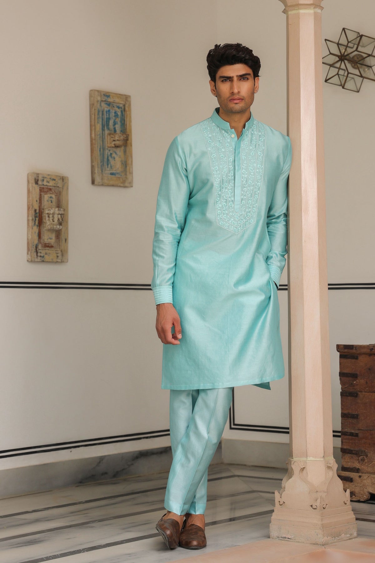Gulzar Floral Embroidered Kurta Set