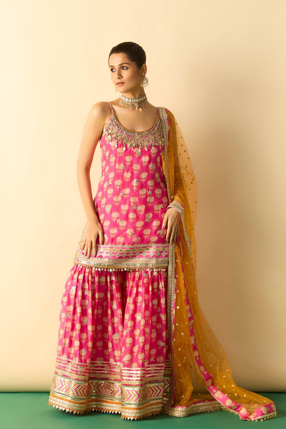 Ravina Pink Sharara Set