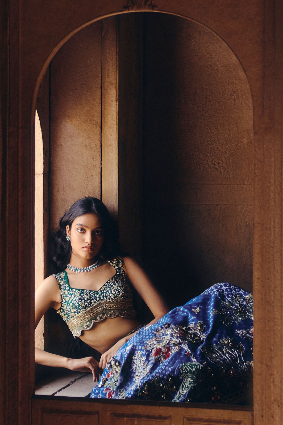 Azure Of Eden Lehenga Set