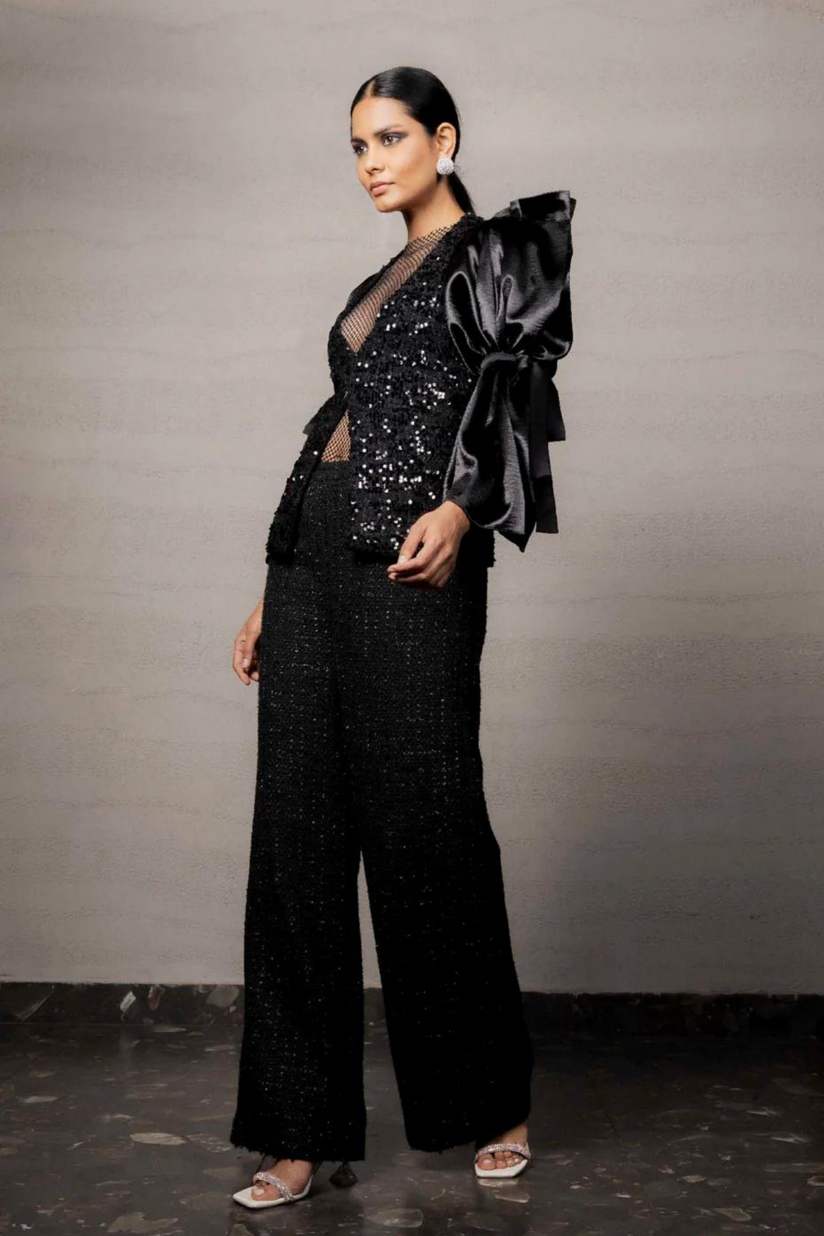 Lolita Sequin Tweed Jacket