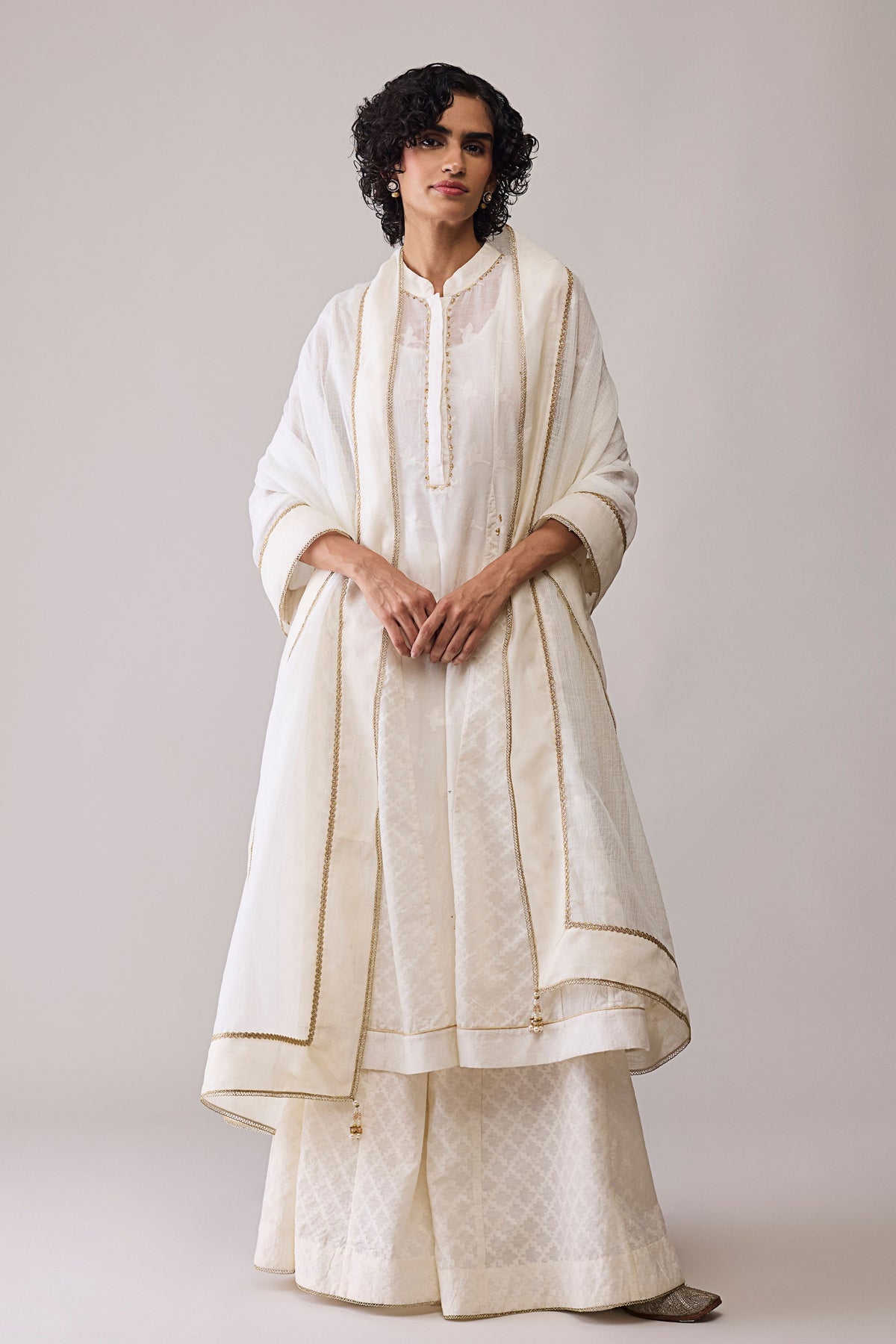 Ayesha Ivory Dupatta