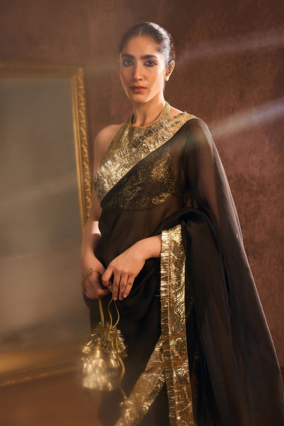 Black Onyx Saree