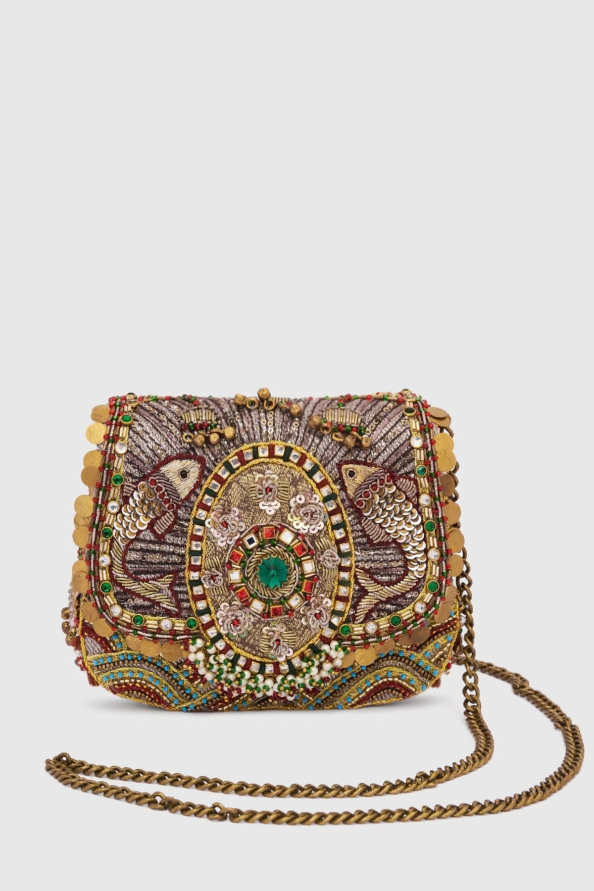 Matsya Mini Silver Flapover