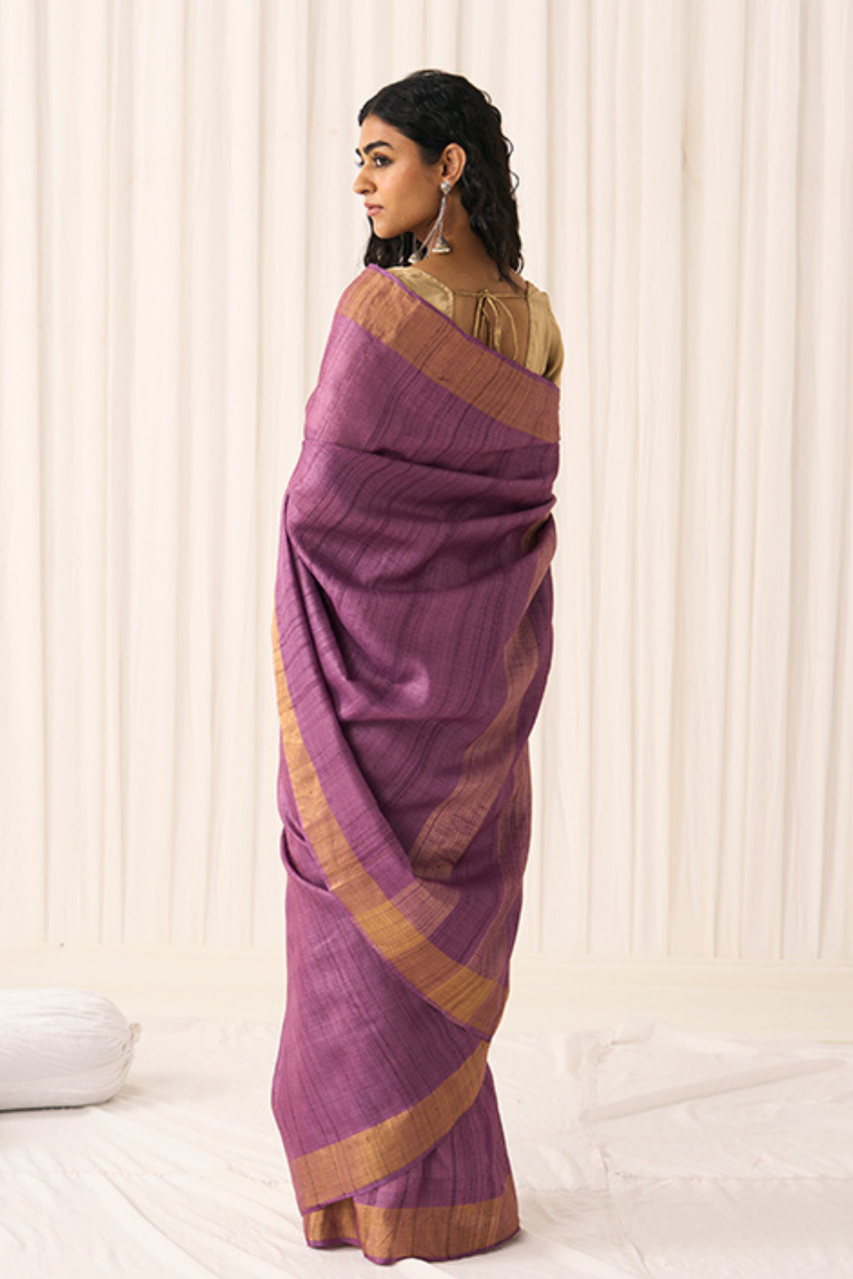 Purple Sandhya Saree